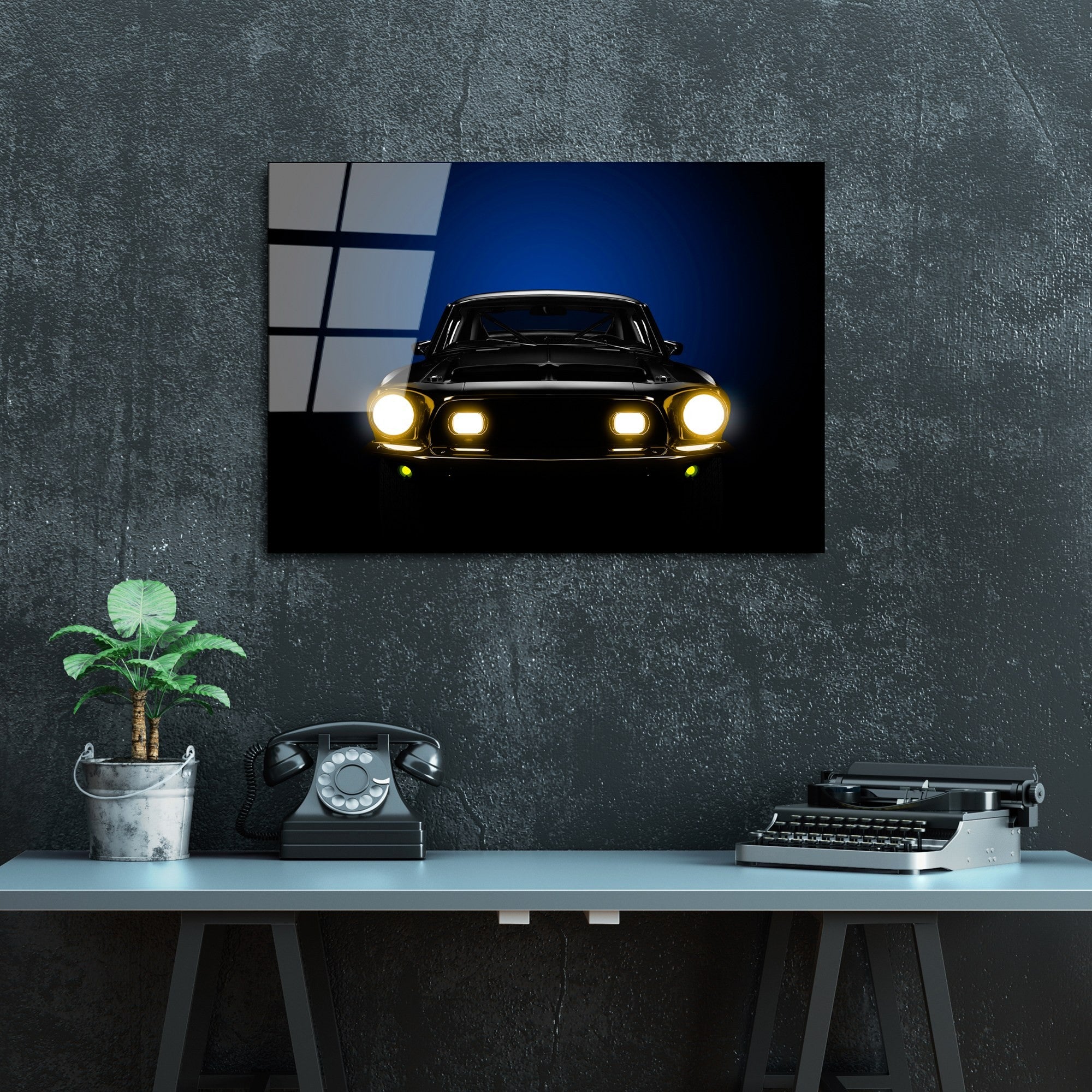 Quadro Decorativo em Vidro Temperado Multicolor UV-368, 50 x 70 cm, 4 mm