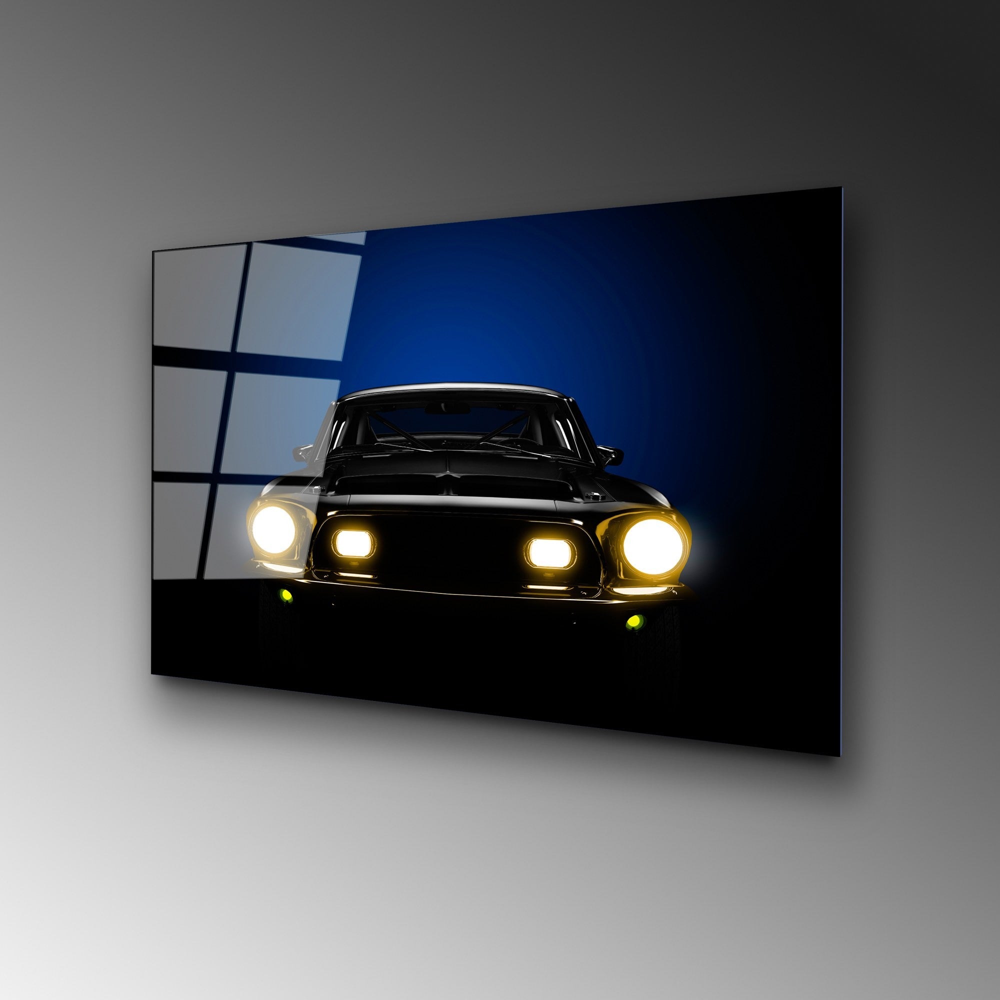 Quadro Decorativo em Vidro Temperado Multicolor UV-368, 50 x 70 cm, 4 mm