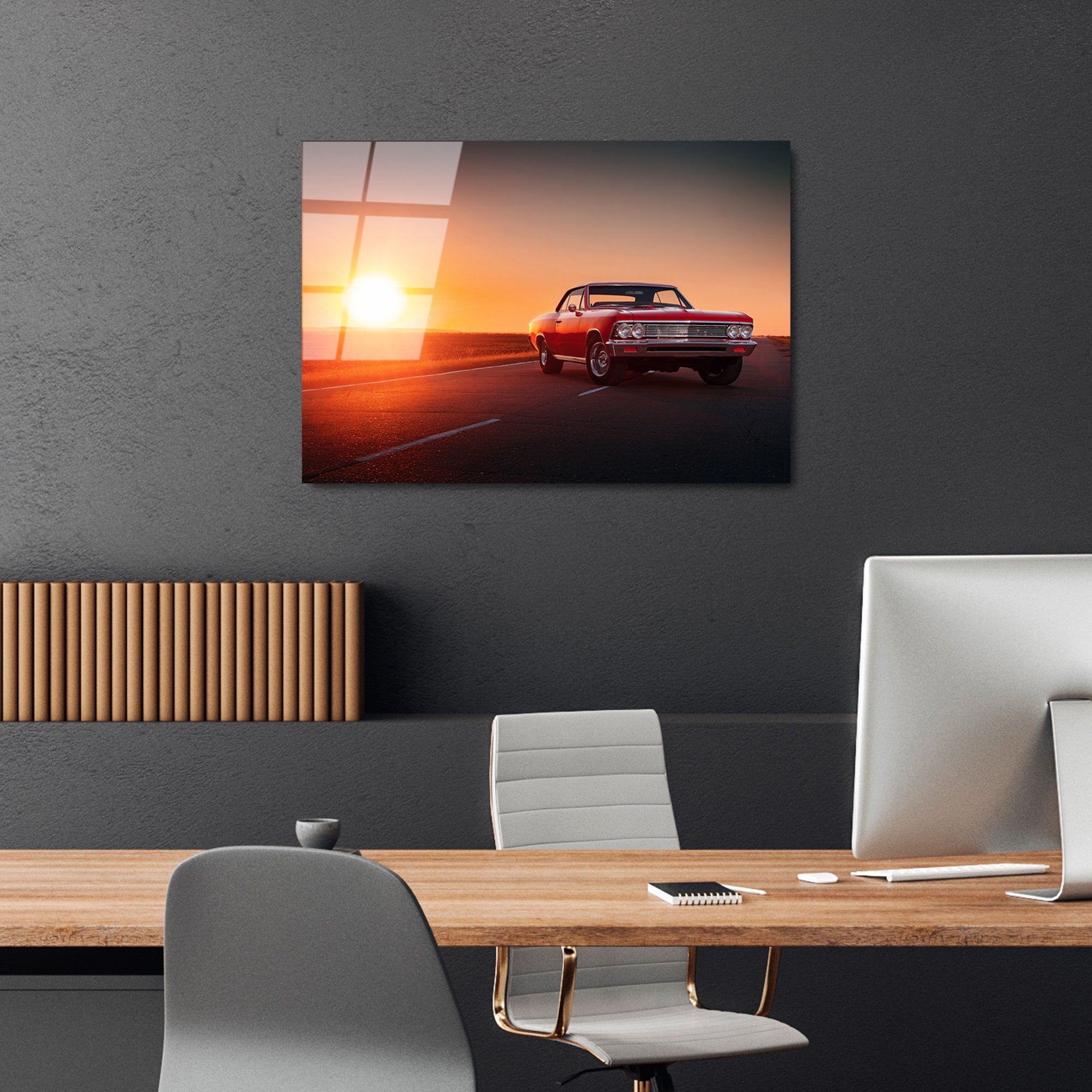 Quadro Decorativo em Vidro Temperado UV-369, Multicolor, 50 x 70 cm (4 mm)