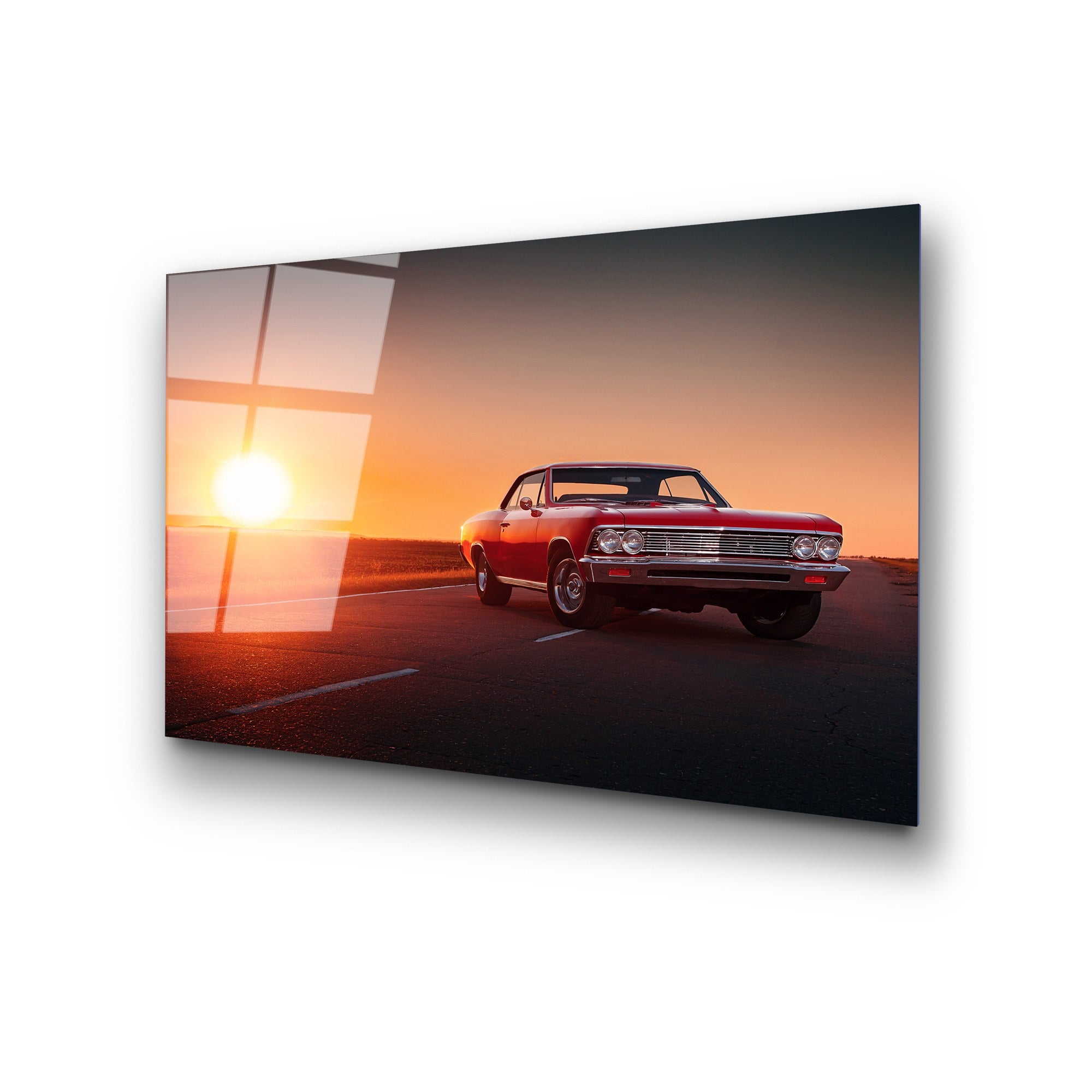 Quadro Decorativo em Vidro Temperado UV-369, Multicolor, 50 x 70 cm (4 mm)