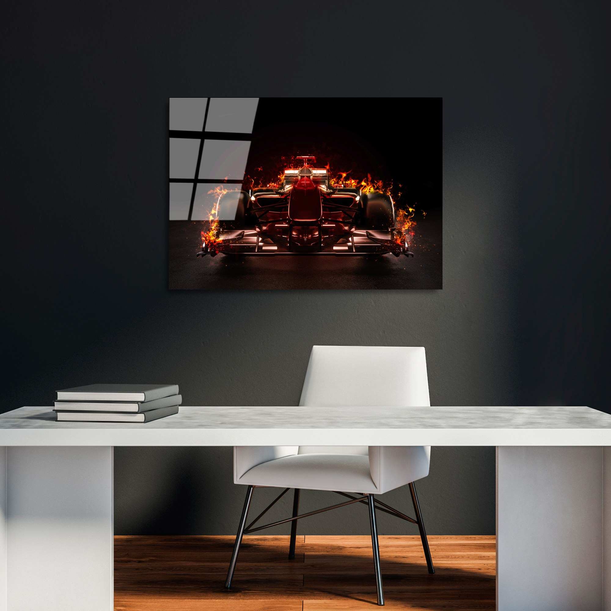 Quadro Decorativo em Vidro Temperado UV-370 (50 x 70 cm) Multicolor – 4 mm | Ref. 123BZM1464