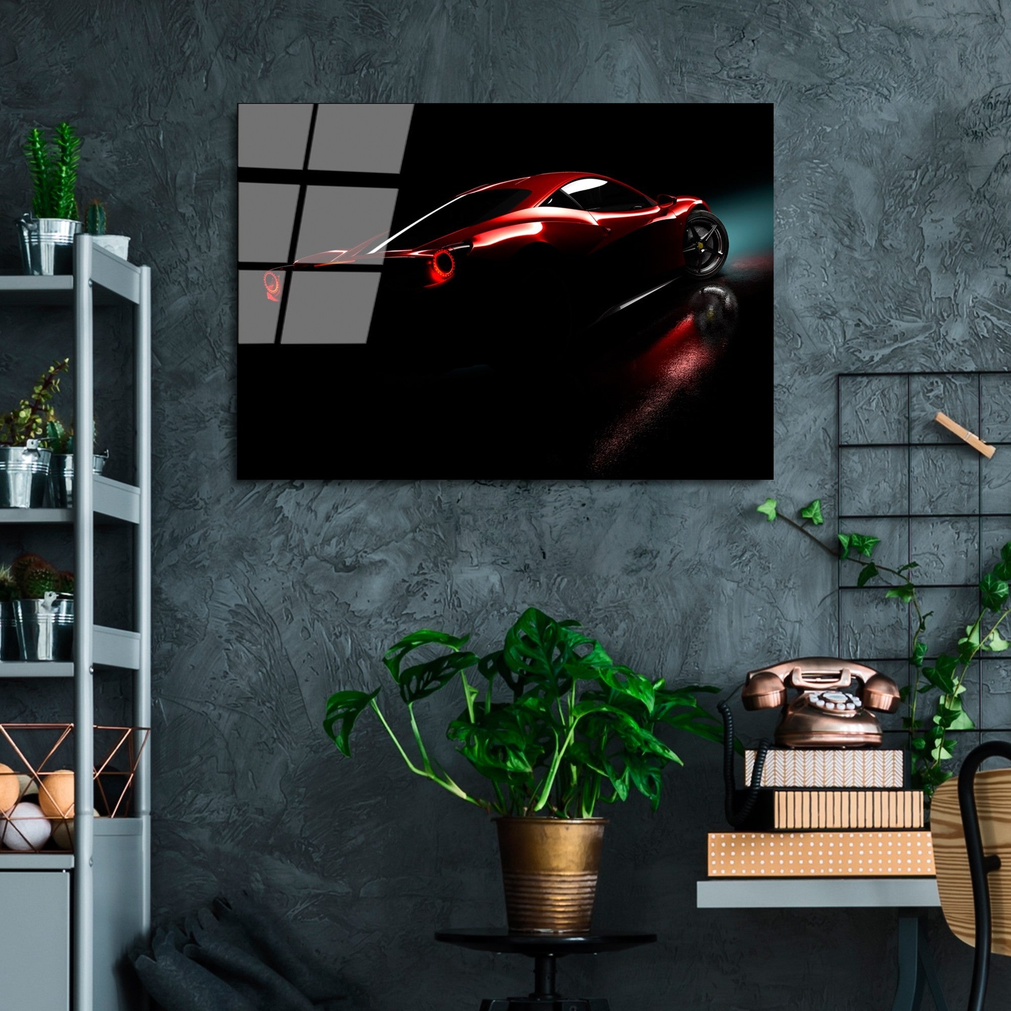 Quadro Decorativo em Vidro Temperado UV-373, Multicolor, 50 x 70 cm, 4 mm