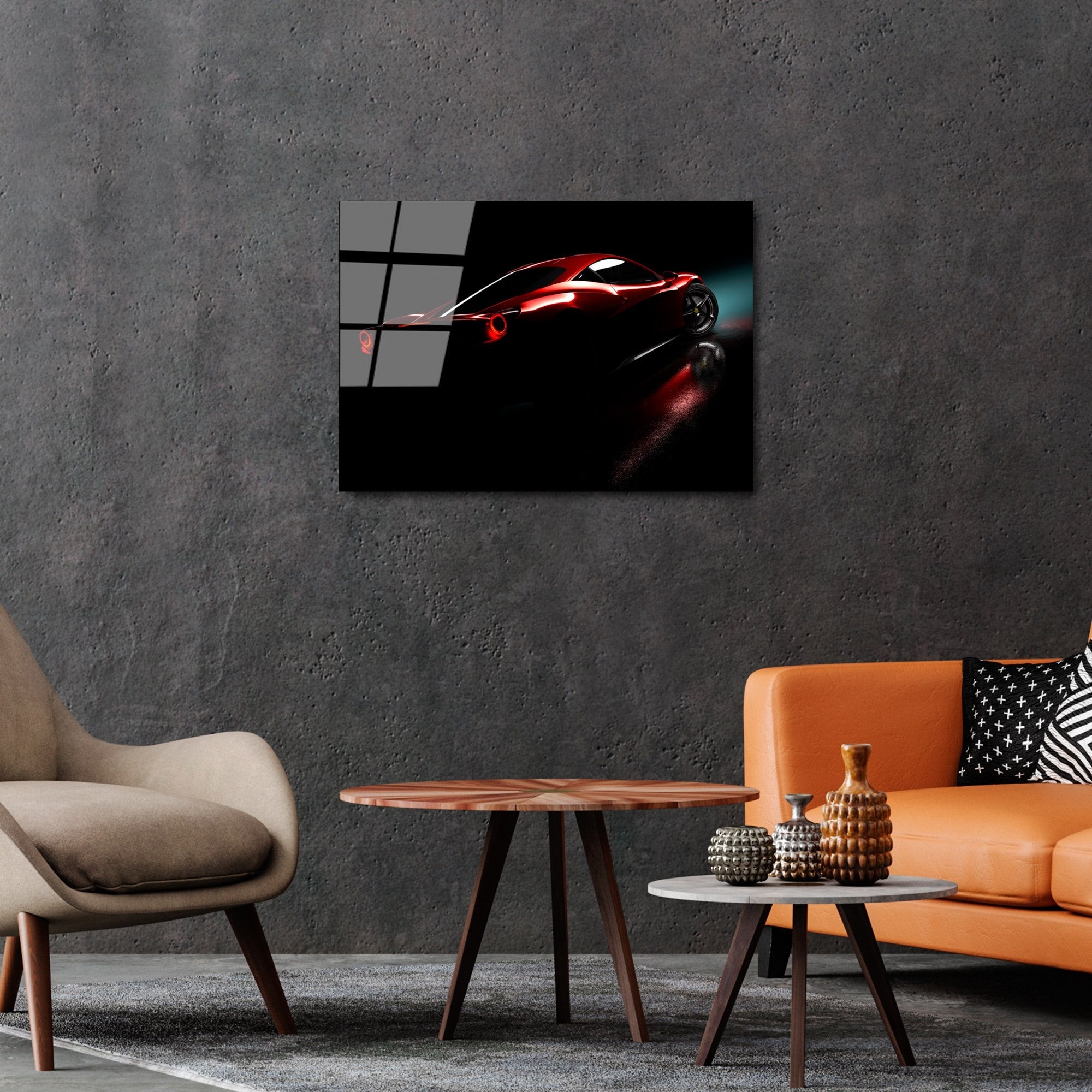 Quadro Decorativo em Vidro Temperado UV-373, Multicolor, 50 x 70 cm, 4 mm