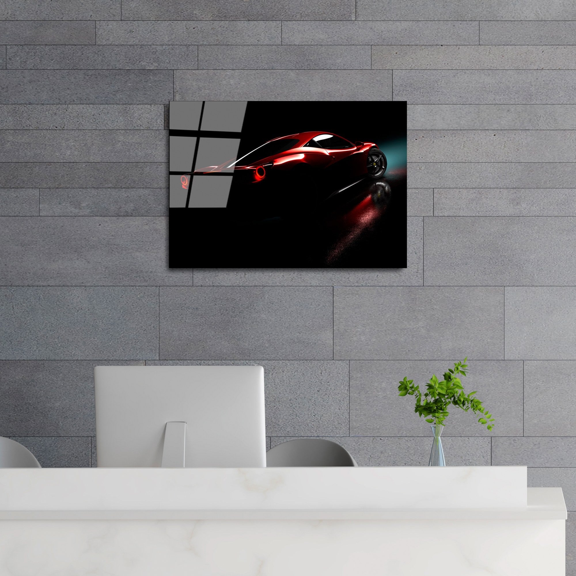 Quadro Decorativo em Vidro Temperado UV-373, Multicolor, 50 x 70 cm, 4 mm