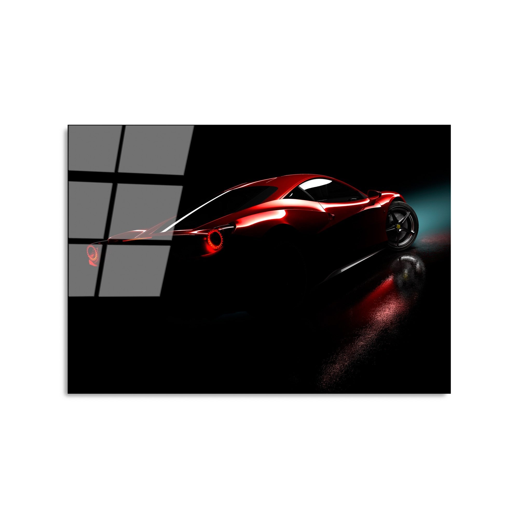 Quadro Decorativo em Vidro Temperado UV-373, Multicolor, 50 x 70 cm, 4 mm