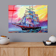 Quadro Decorativo em Vidro Temperado Multicolor UV-374, 50 x 70 cm, 4 mm