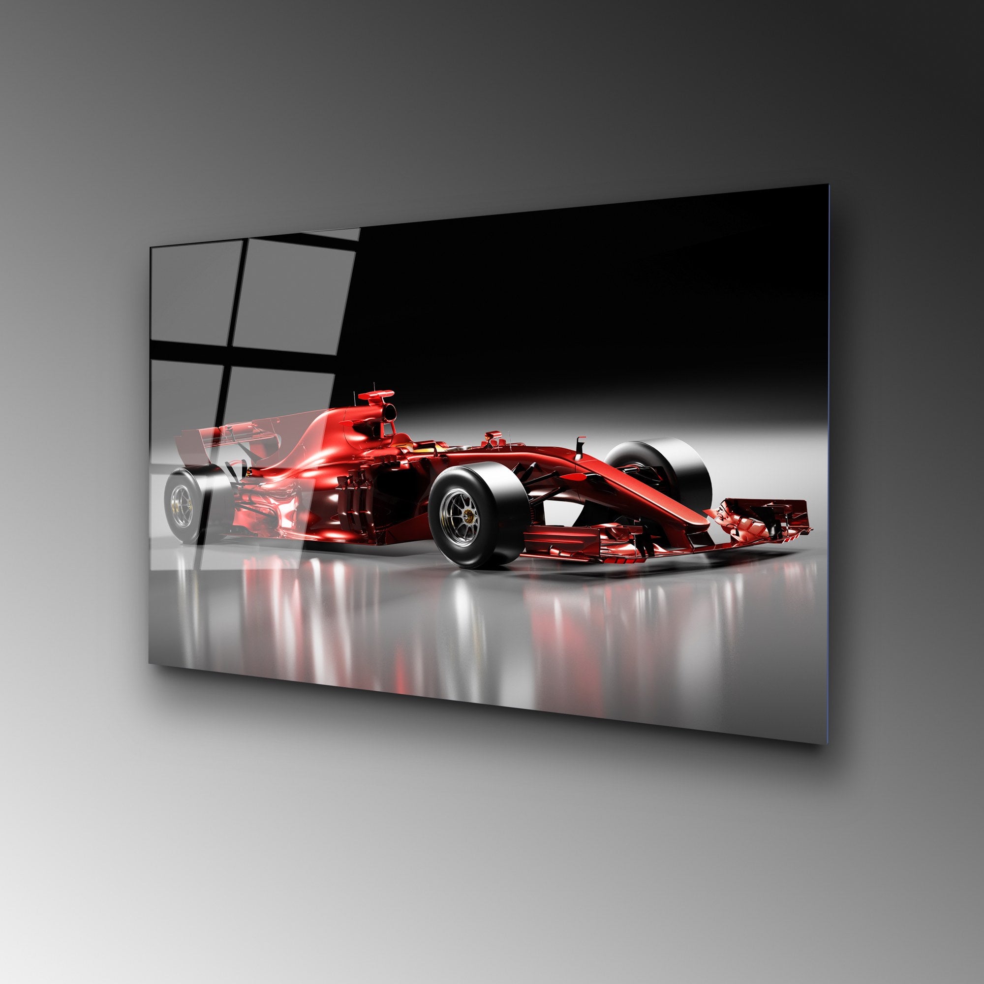 Quadro Decorativo em Vidro Temperado UV-376 50 x 70 cm - Multicolor, 4 mm