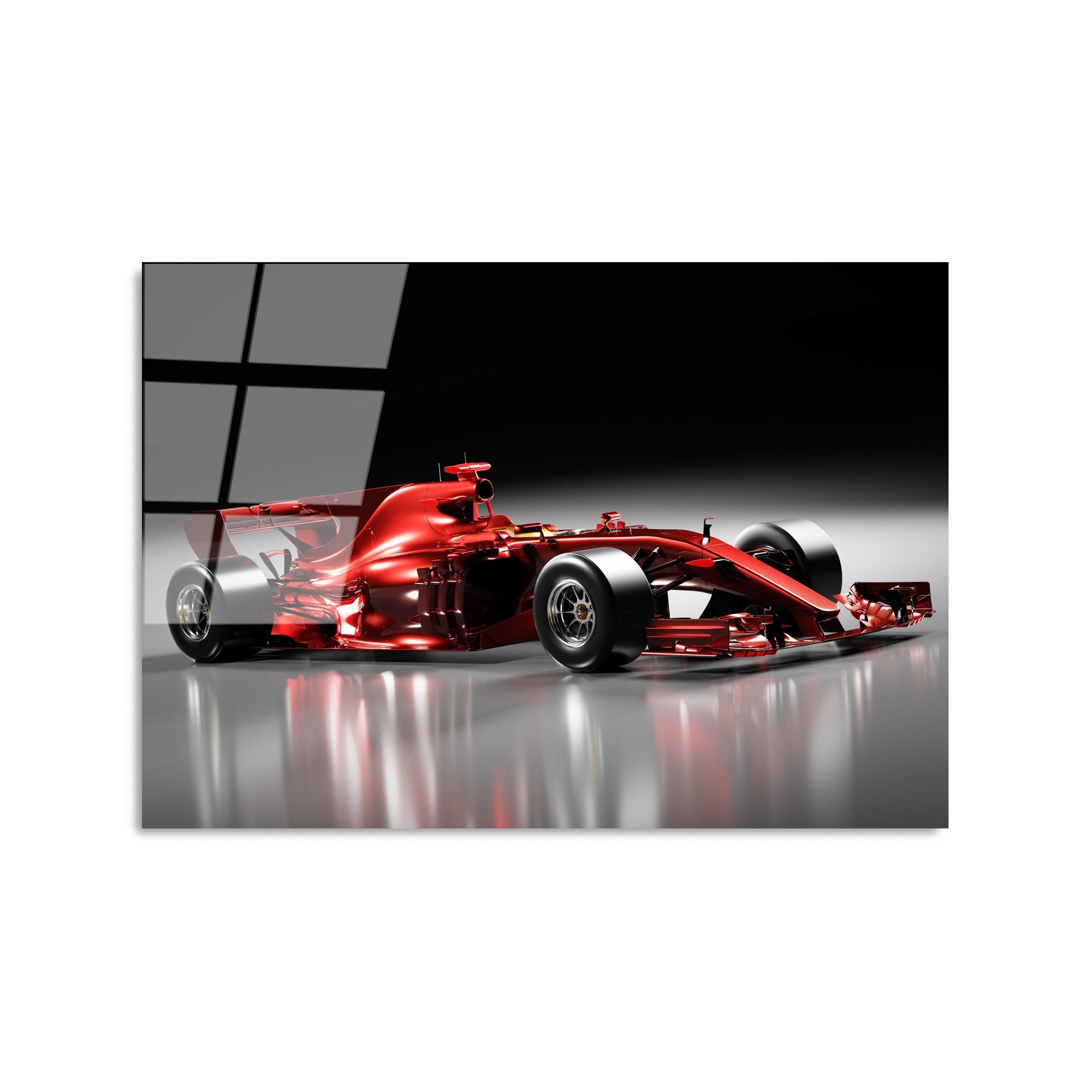 Quadro Decorativo em Vidro Temperado UV-376 50 x 70 cm - Multicolor, 4 mm