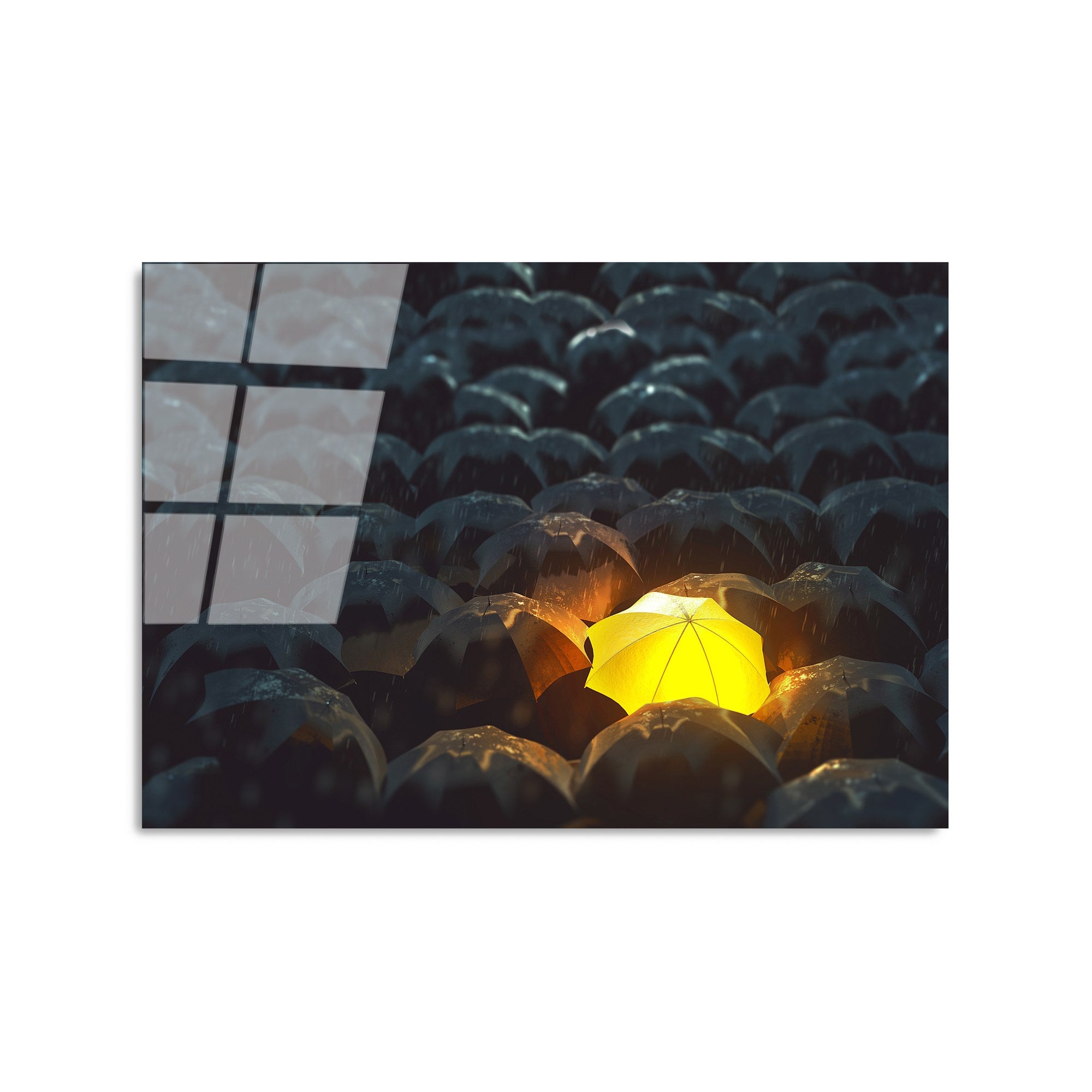 Quadro Decorativo em Vidro Temperado 4 mm Multicolor 50 x 70 cm – UV-377