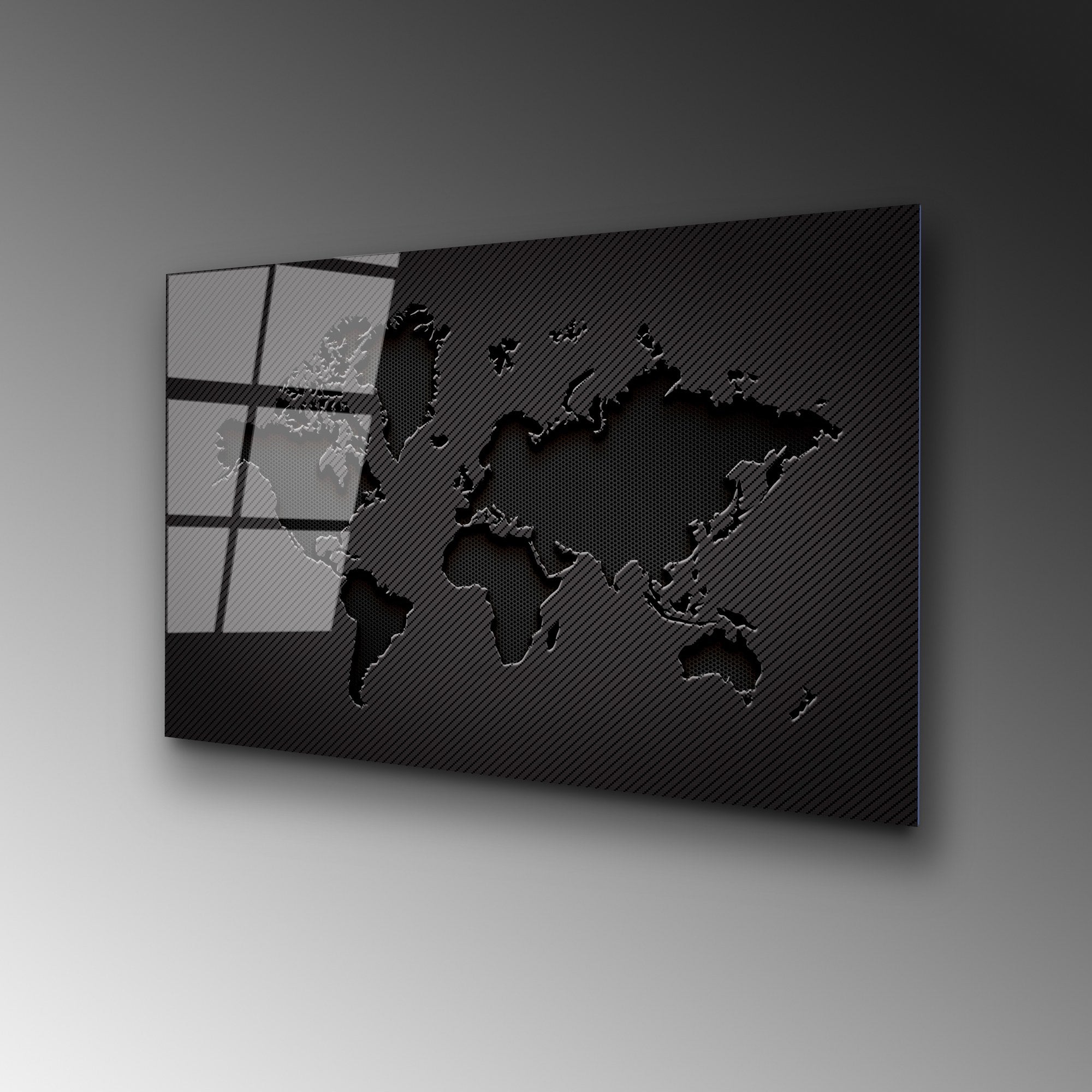 Quadro Decorativo em Vidro Temperado (4 mm) UV-378, Multicolor, 50 x 70 cm