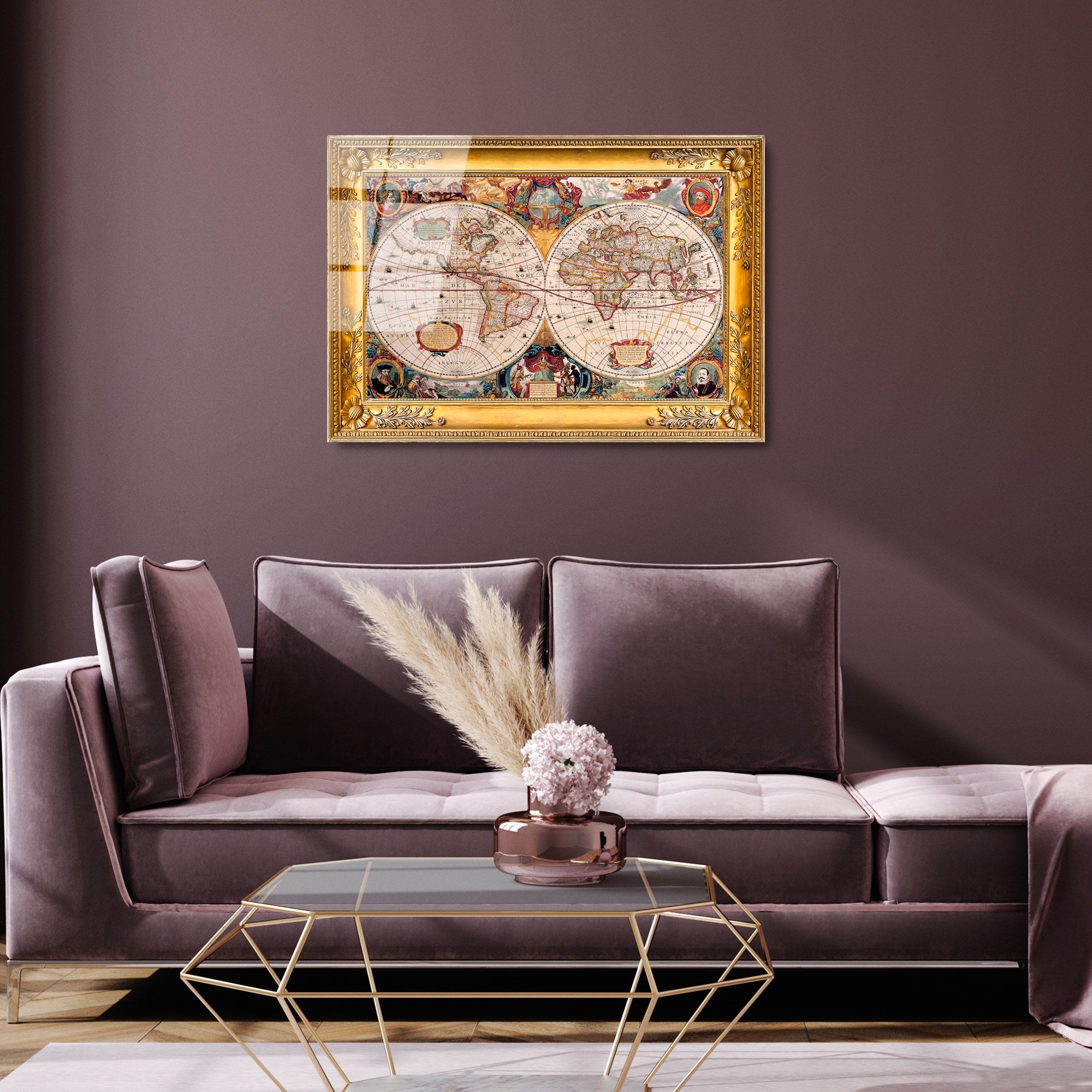 Quadro em Vidro Temperado UV-380 50x70 cm Multicolor – 4 mm, Decorativo e Durável