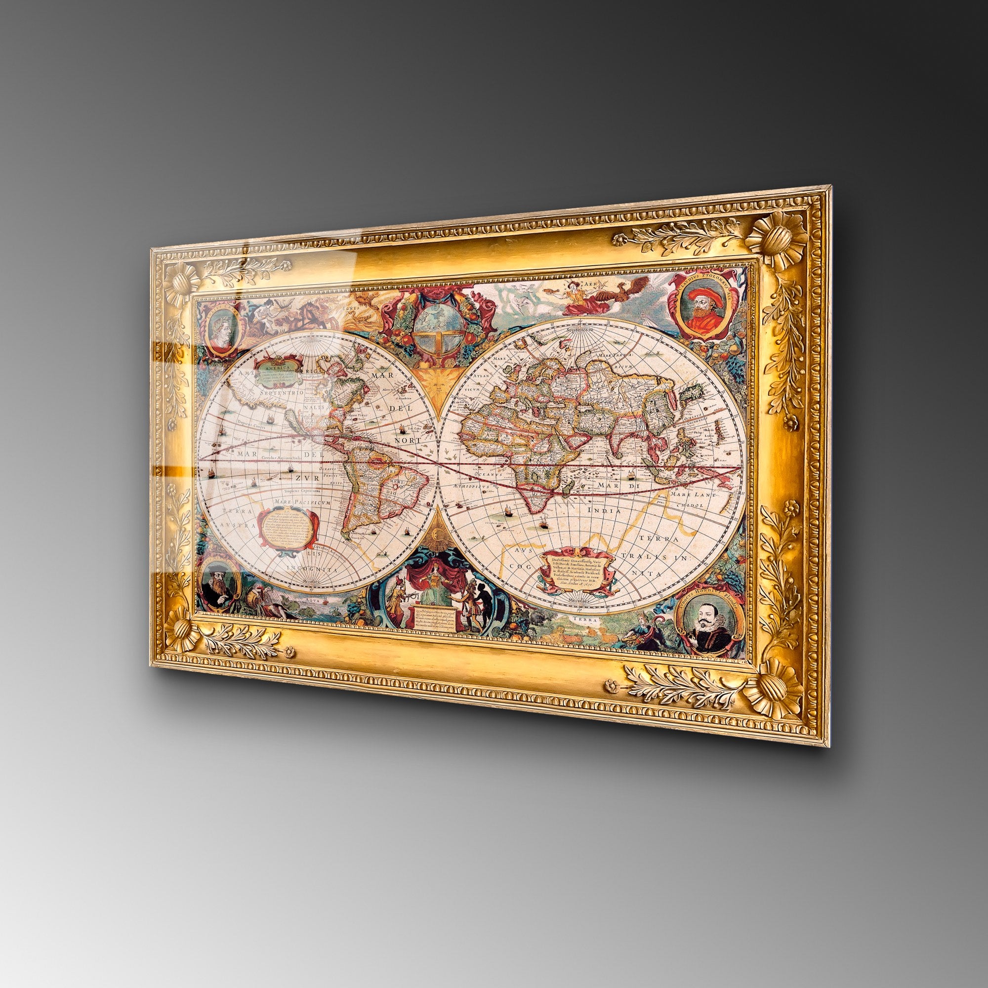 Quadro em Vidro Temperado UV-380 50x70 cm Multicolor – 4 mm, Decorativo e Durável