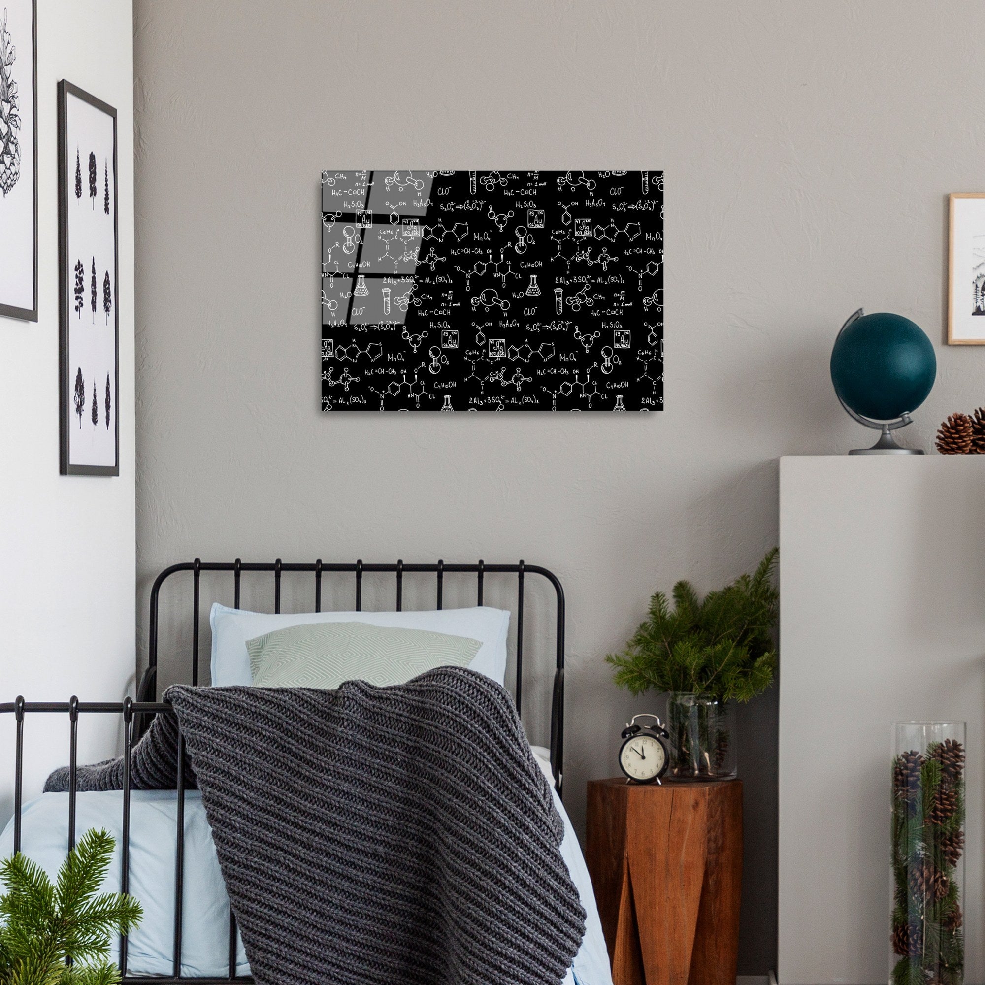 Quadro Decorativo em Vidro Temperado UV-381, 50 x 70 cm, Multicolor, 4 mm