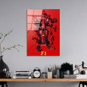 Quadro Decorativo em Vidro Temperado 4 mm Multicolor 50 x 70 cm | UV-384 (Ref. 123BZM1478)