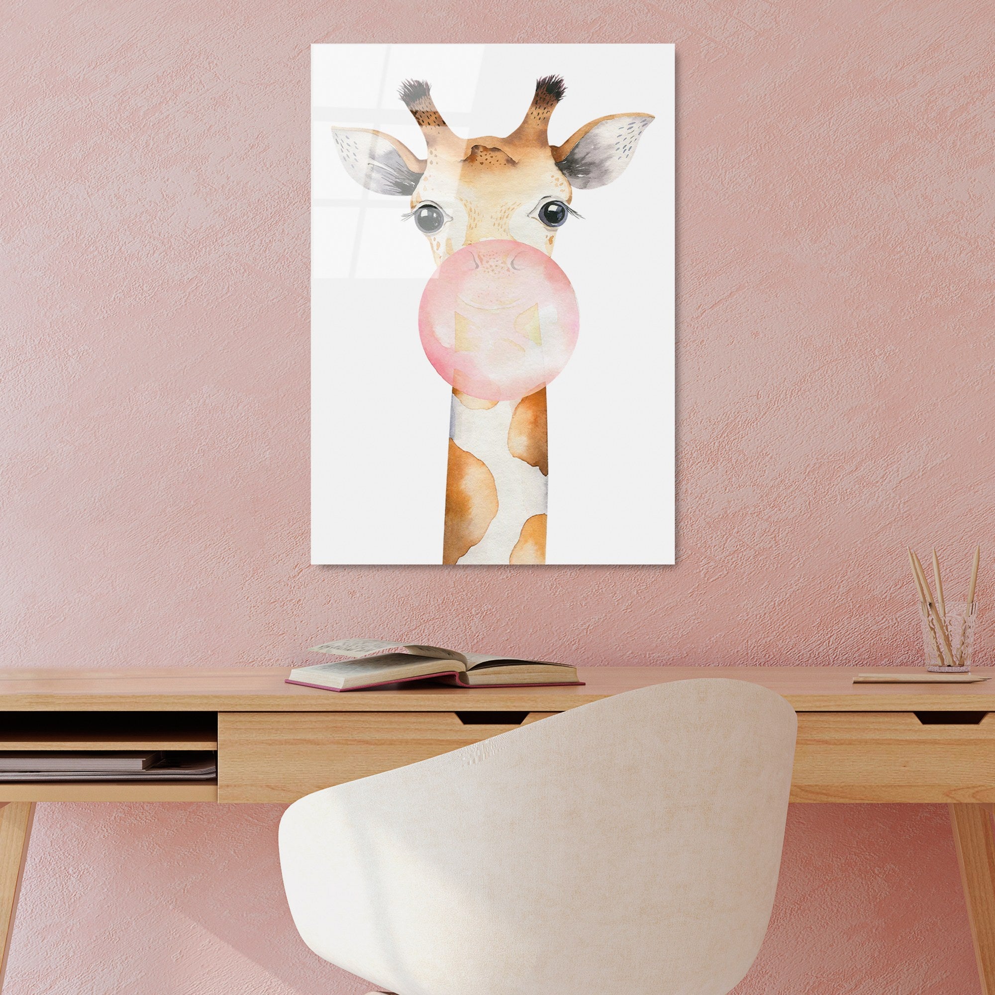 Quadro Decorativo em Vidro Temperado UV-385, 50 x 70 cm, Multicolor, 4 mm