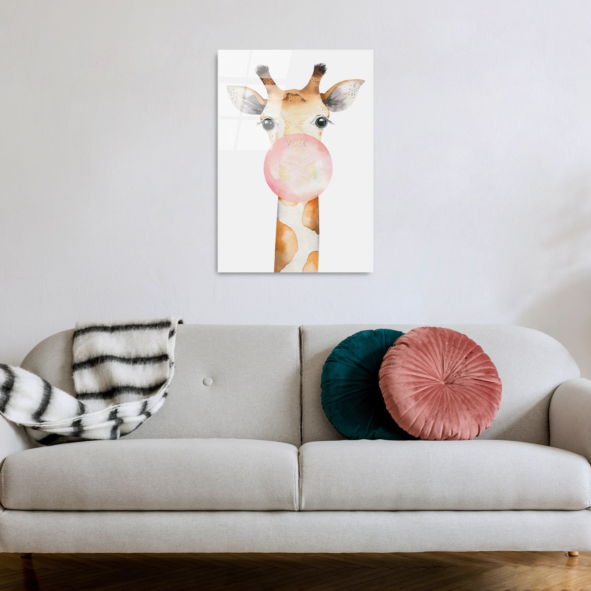 Quadro Decorativo em Vidro Temperado UV-385, 50 x 70 cm, Multicolor, 4 mm