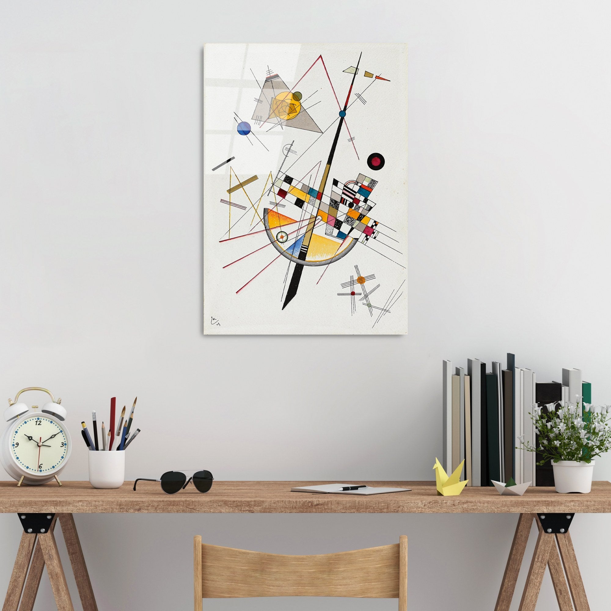 Quadro Decorativo em Vidro Temperado UV-386, 50 x 70 cm, Multicolor, 4 mm