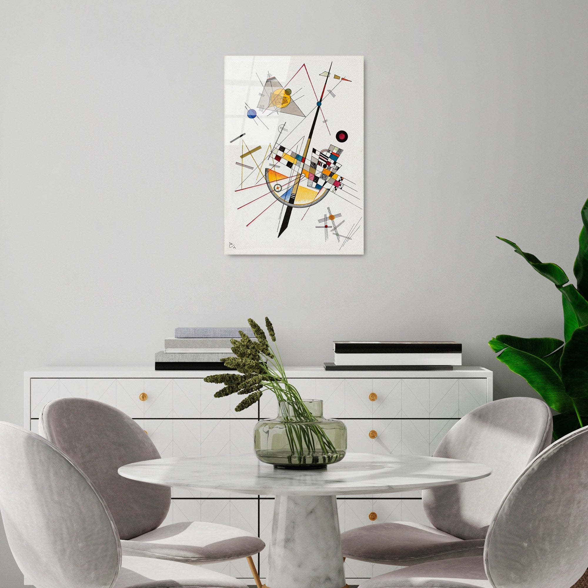 Quadro Decorativo em Vidro Temperado UV-386, 50 x 70 cm, Multicolor, 4 mm