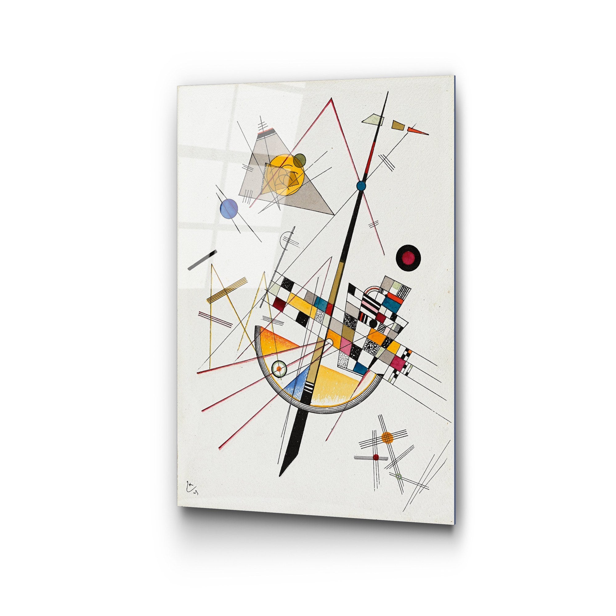 Quadro Decorativo em Vidro Temperado UV-386, 50 x 70 cm, Multicolor, 4 mm