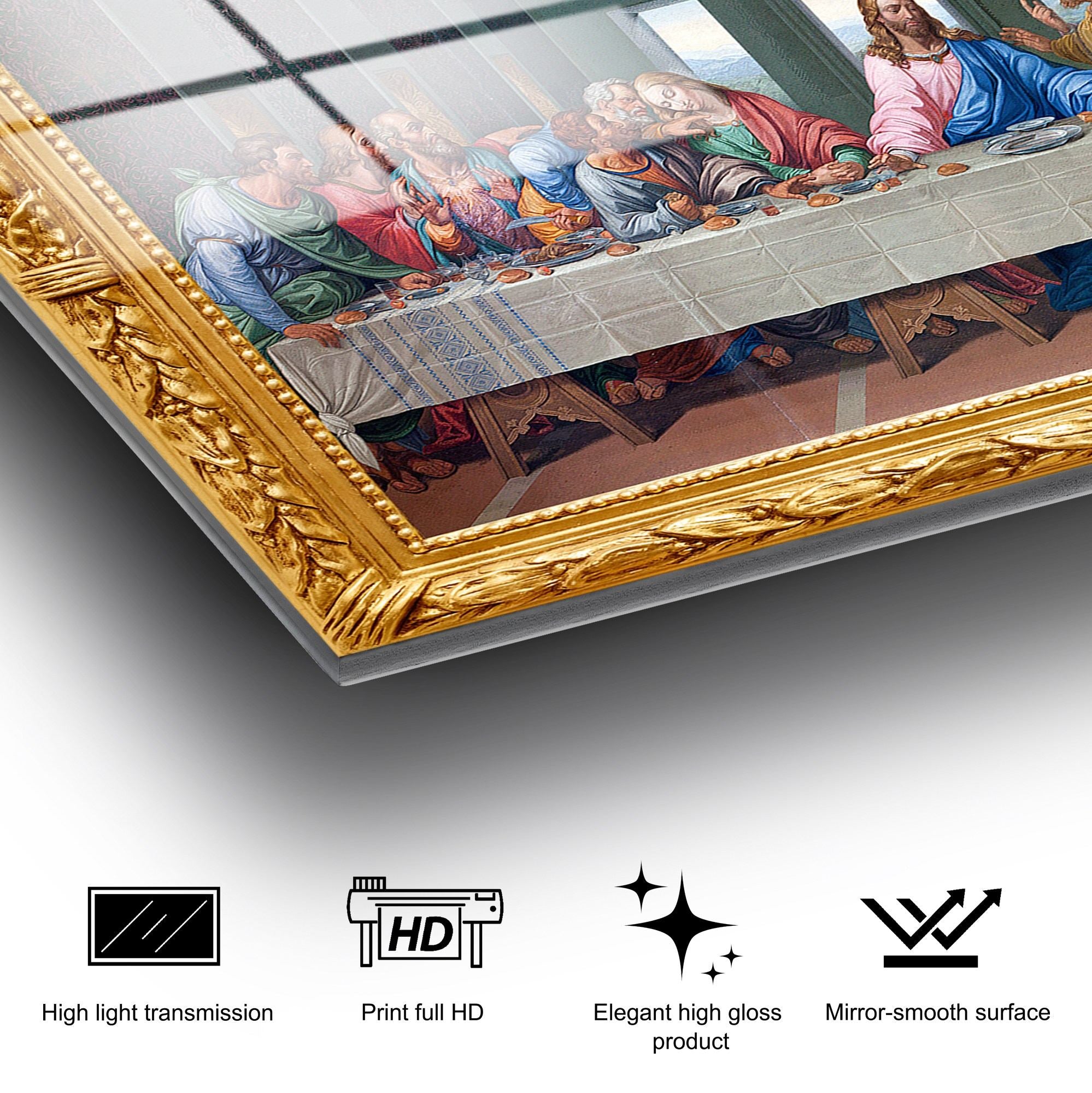 Quadro Decorativo em Vidro Temperado UV-387 Multicolor 50x70 cm | 4 mm Vidro 100% Temperado