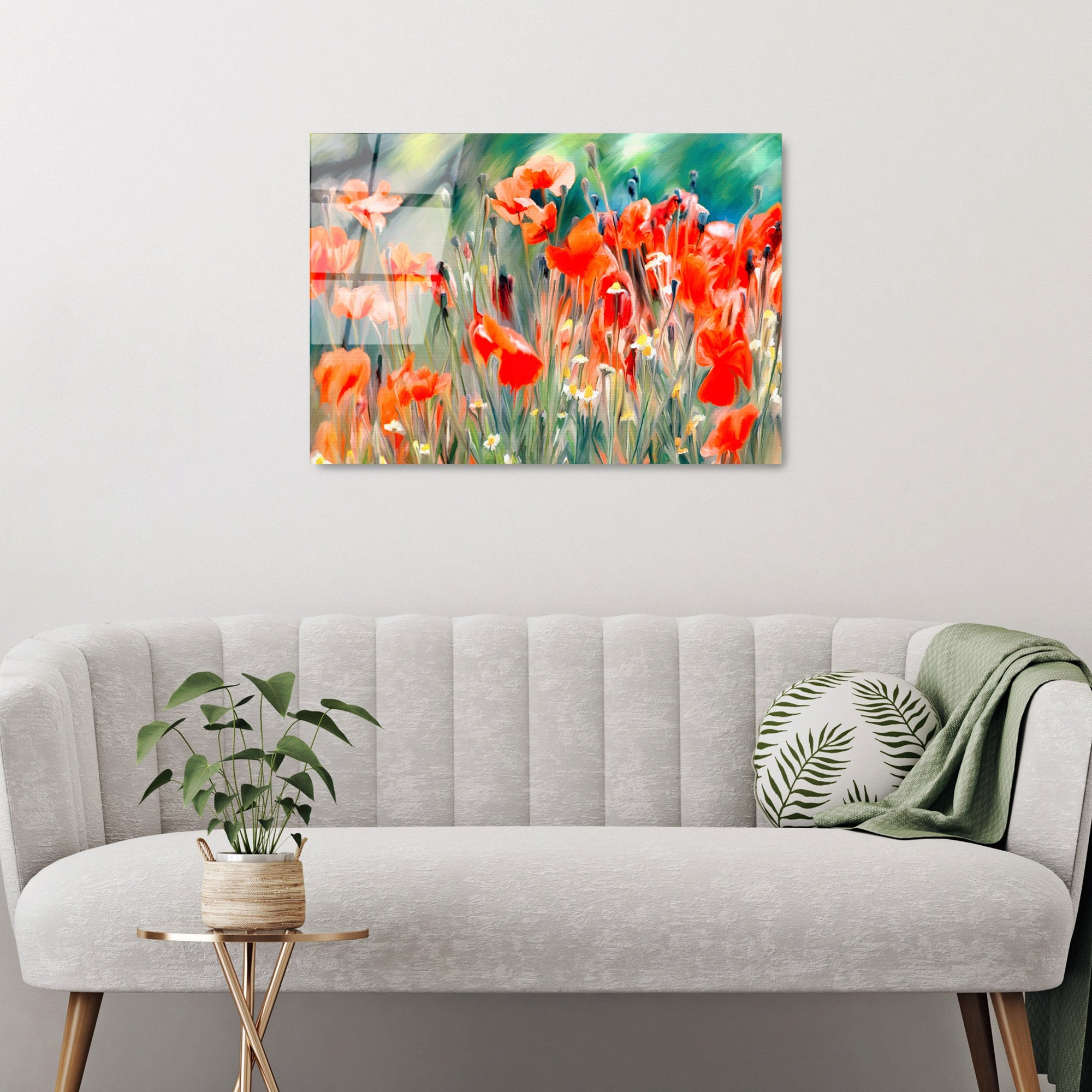 Quadro Decorativo em Vidro Temperado UV-389, Multicolor, 50 x 70 cm (4 mm)