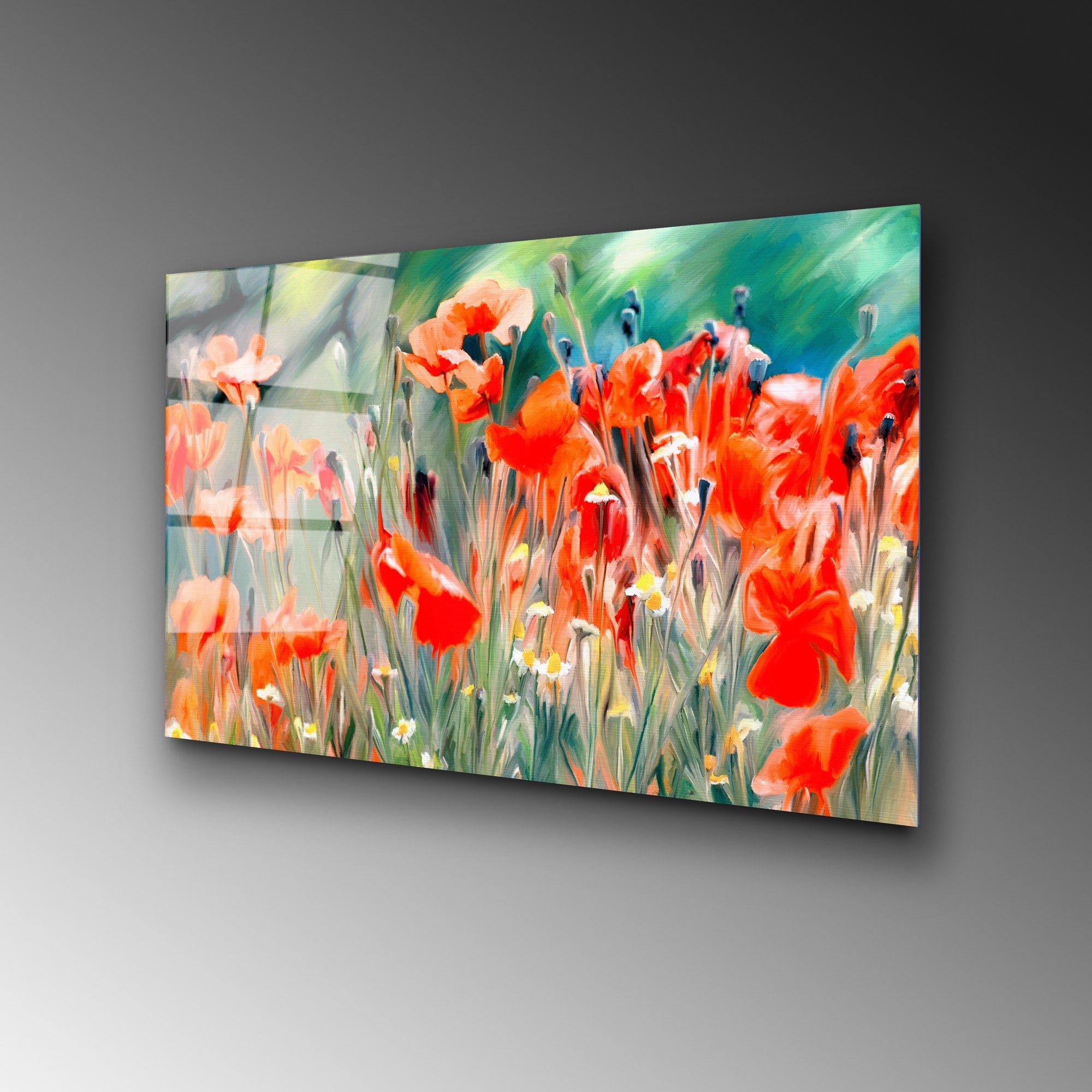 Quadro Decorativo em Vidro Temperado UV-389, Multicolor, 50 x 70 cm (4 mm)