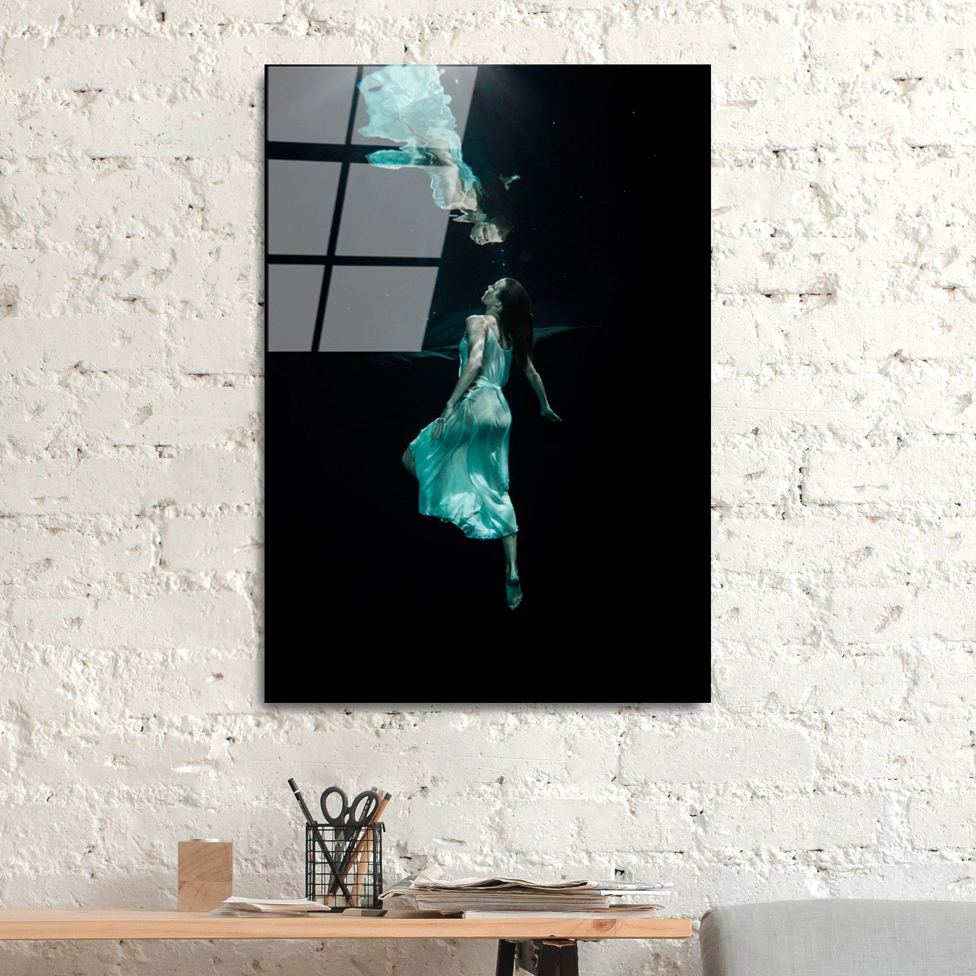 Quadro Decorativo em Vidro Temperado 100% UV-390, Multicolor, 50 x 70 cm (4 mm)