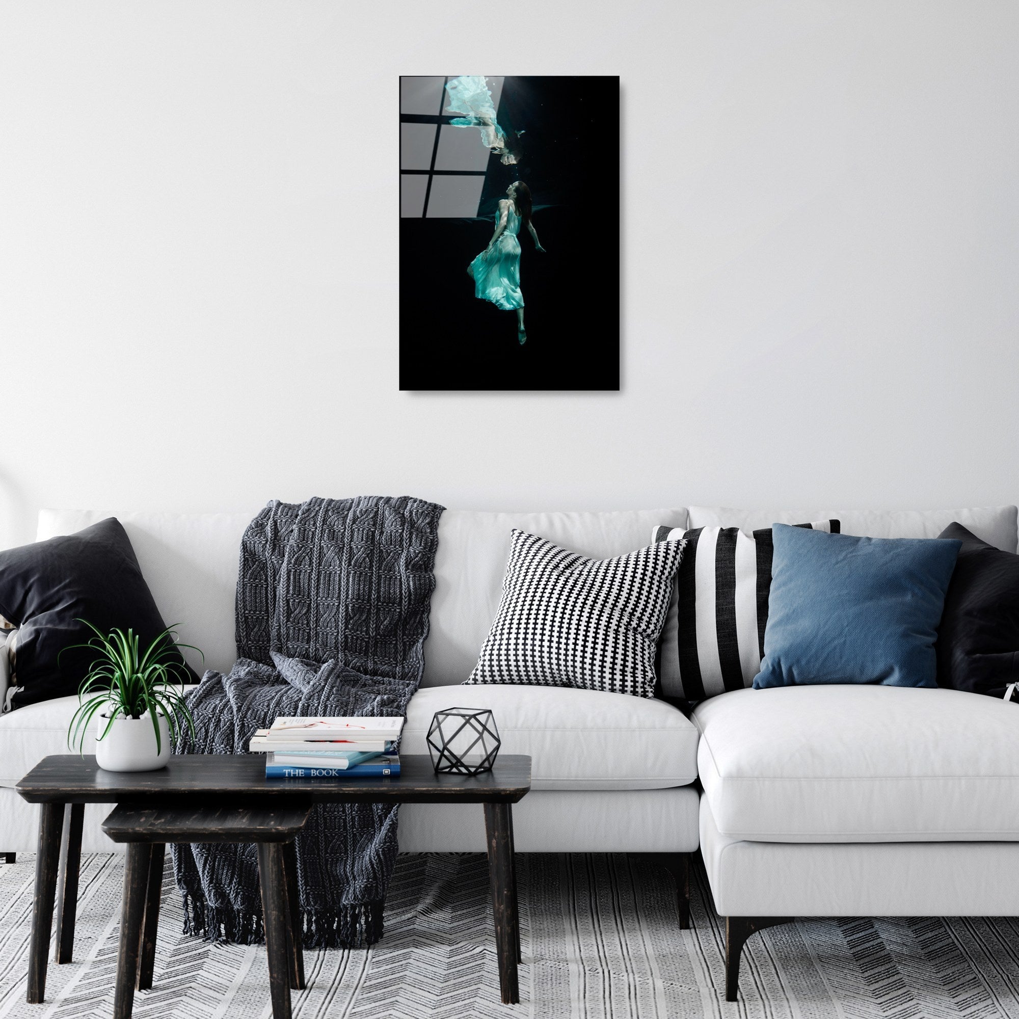 Quadro Decorativo em Vidro Temperado 100% UV-390, Multicolor, 50 x 70 cm (4 mm)