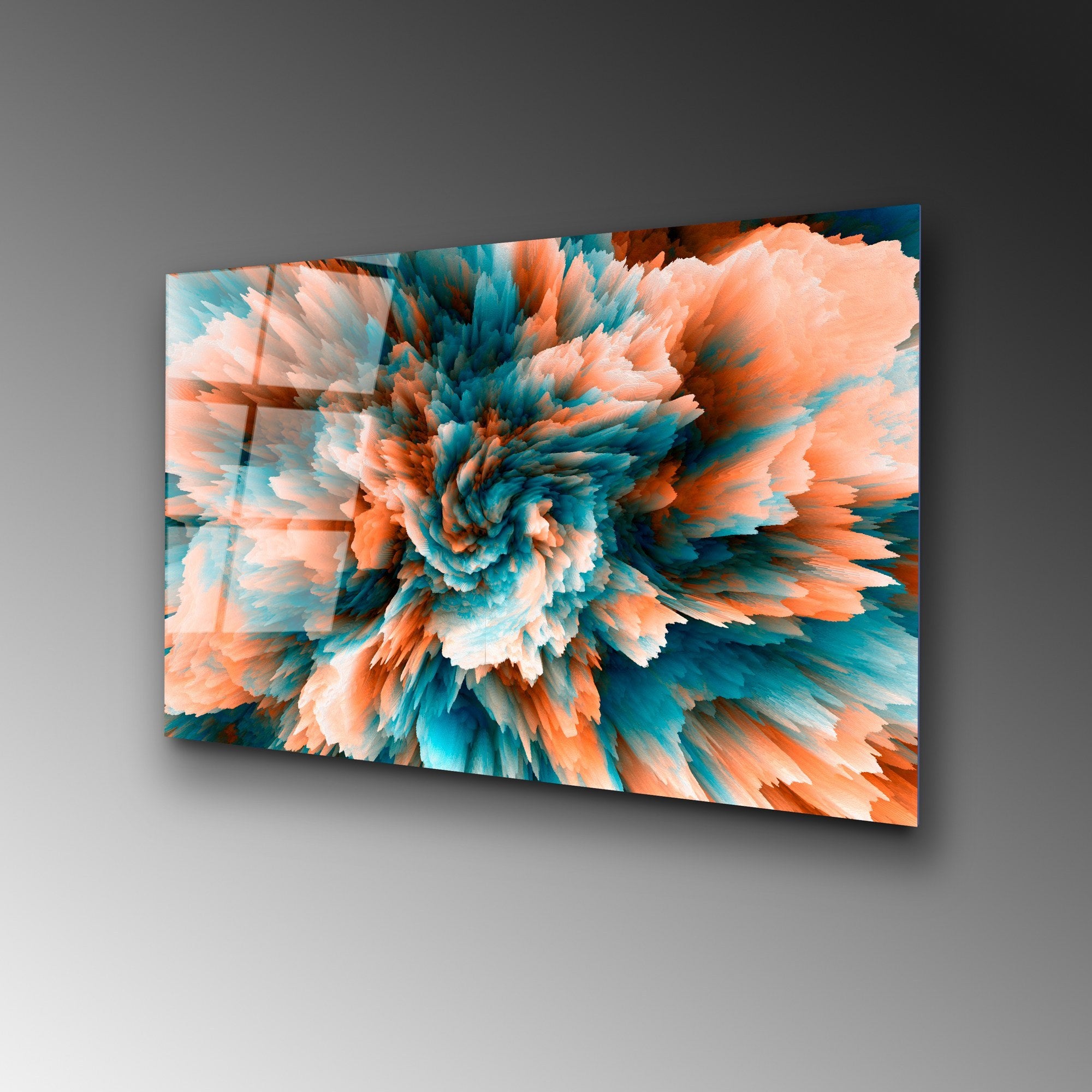 Quadro Decorativo em Vidro Temperado UV-391, Multicolor, 50 x 70 cm, 4 mm