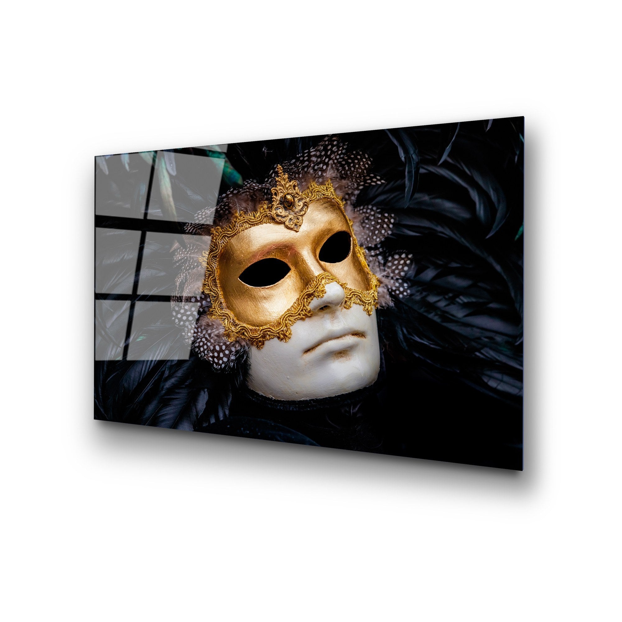 Quadro Decorativo em Vidro Temperado UV-392, Multicolor, 50 x 70 cm