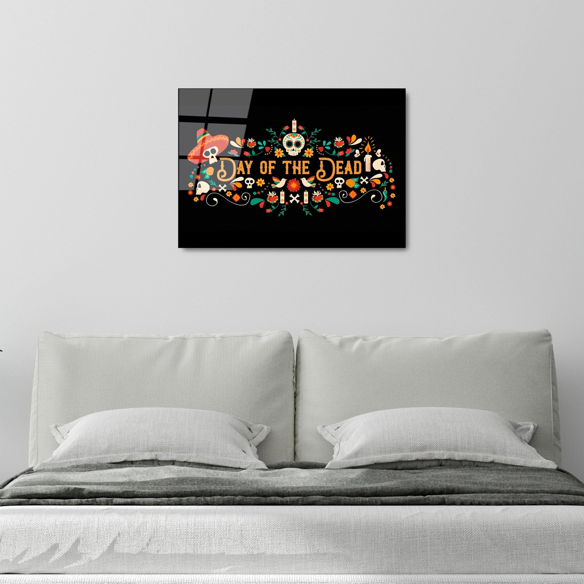 Quadro Decorativo em Vidro Temperado 4 mm, Multicolor, 50 x 70 cm (UV-393)