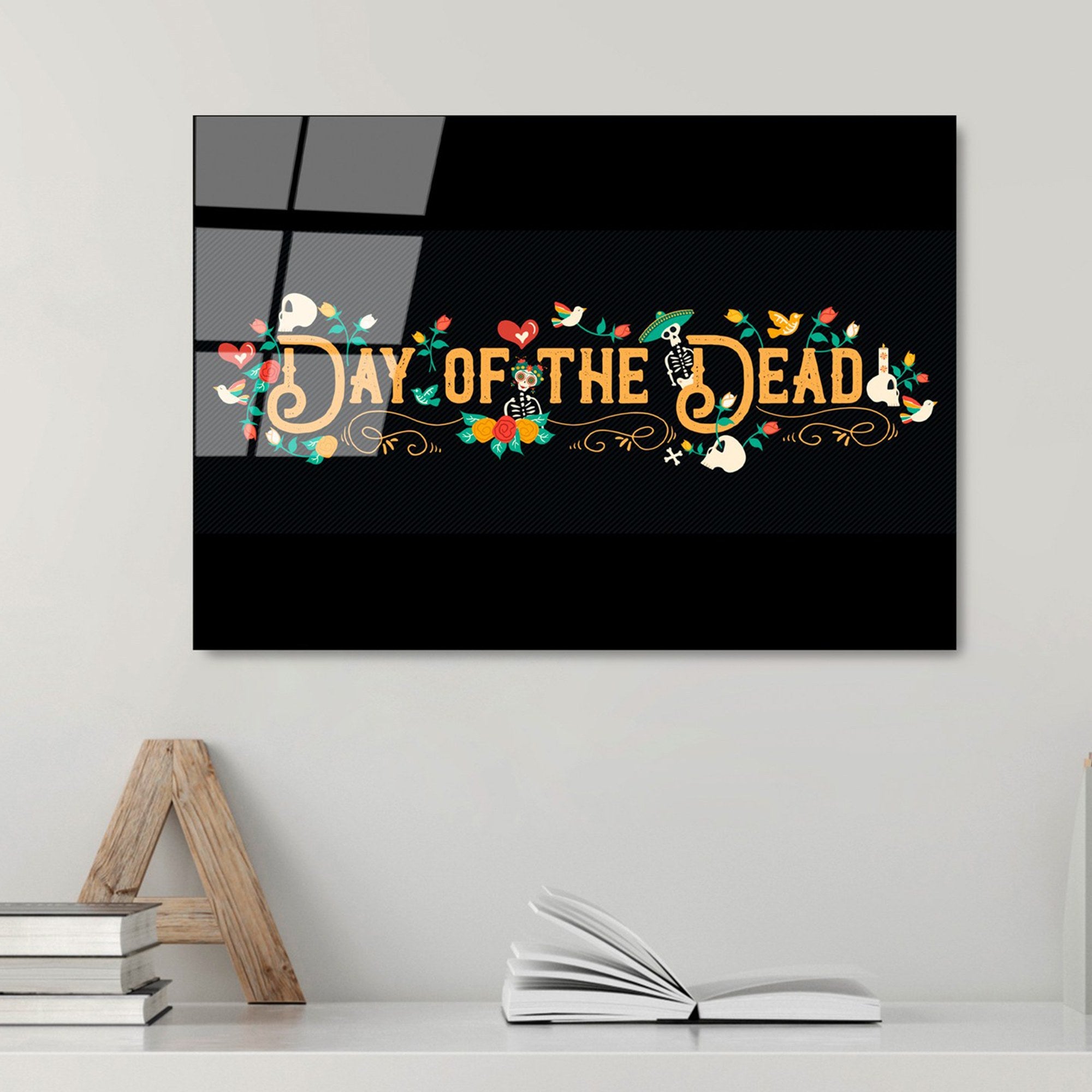 Quadro Decorativo em Vidro Temperado UV-395, Multicolor, 50 x 70 cm, 4 mm