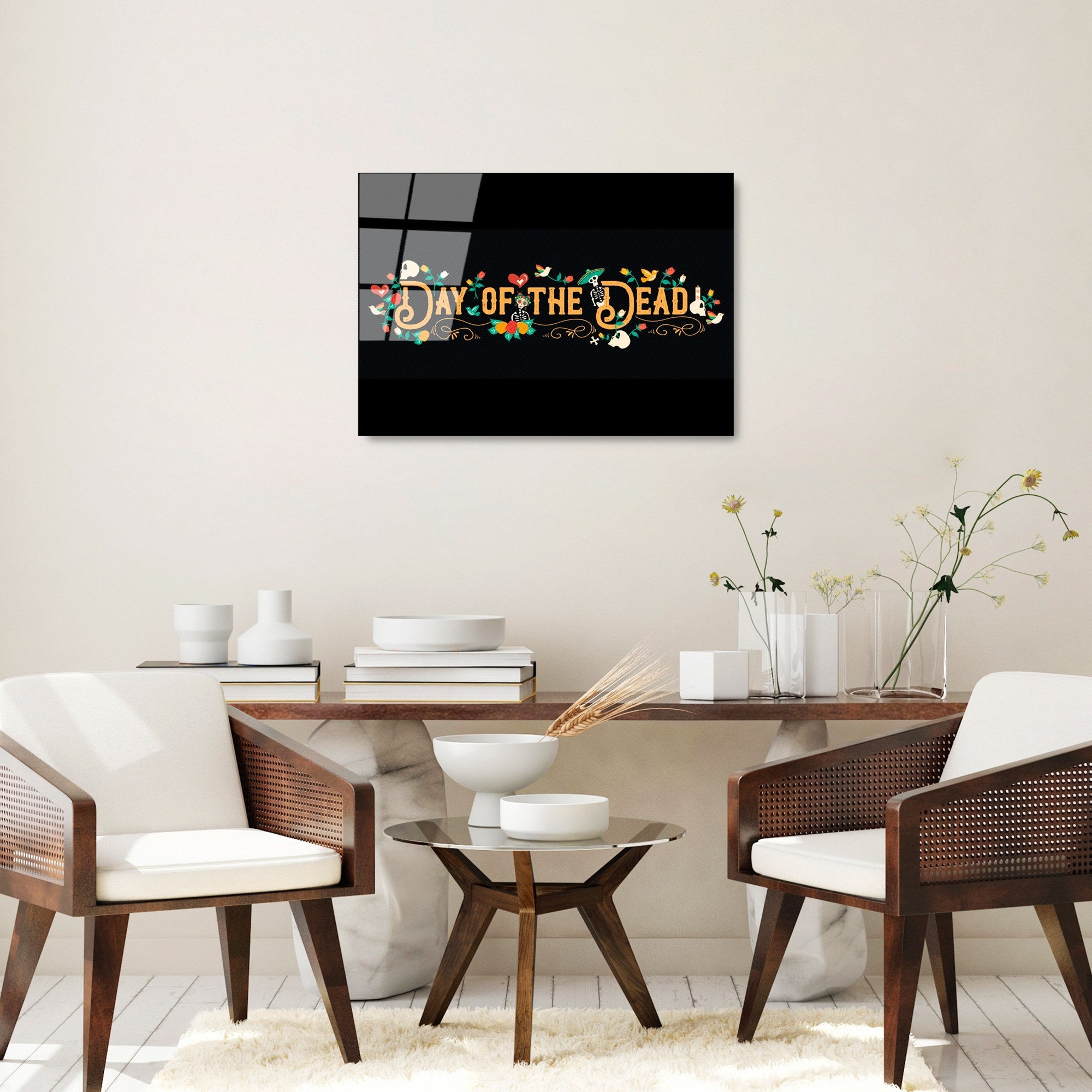 Quadro Decorativo em Vidro Temperado UV-395, Multicolor, 50 x 70 cm, 4 mm