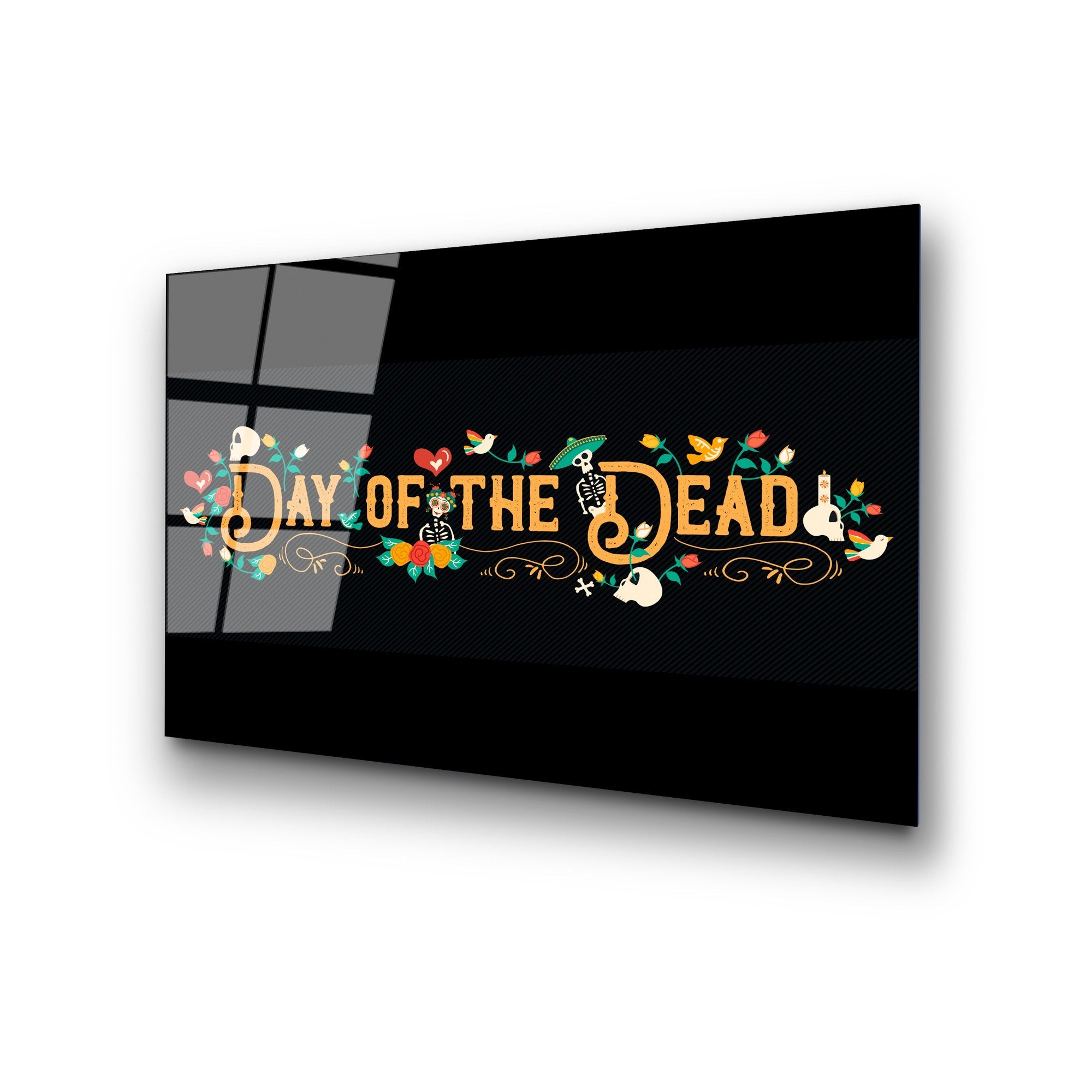 Quadro Decorativo em Vidro Temperado UV-395, Multicolor, 50 x 70 cm, 4 mm