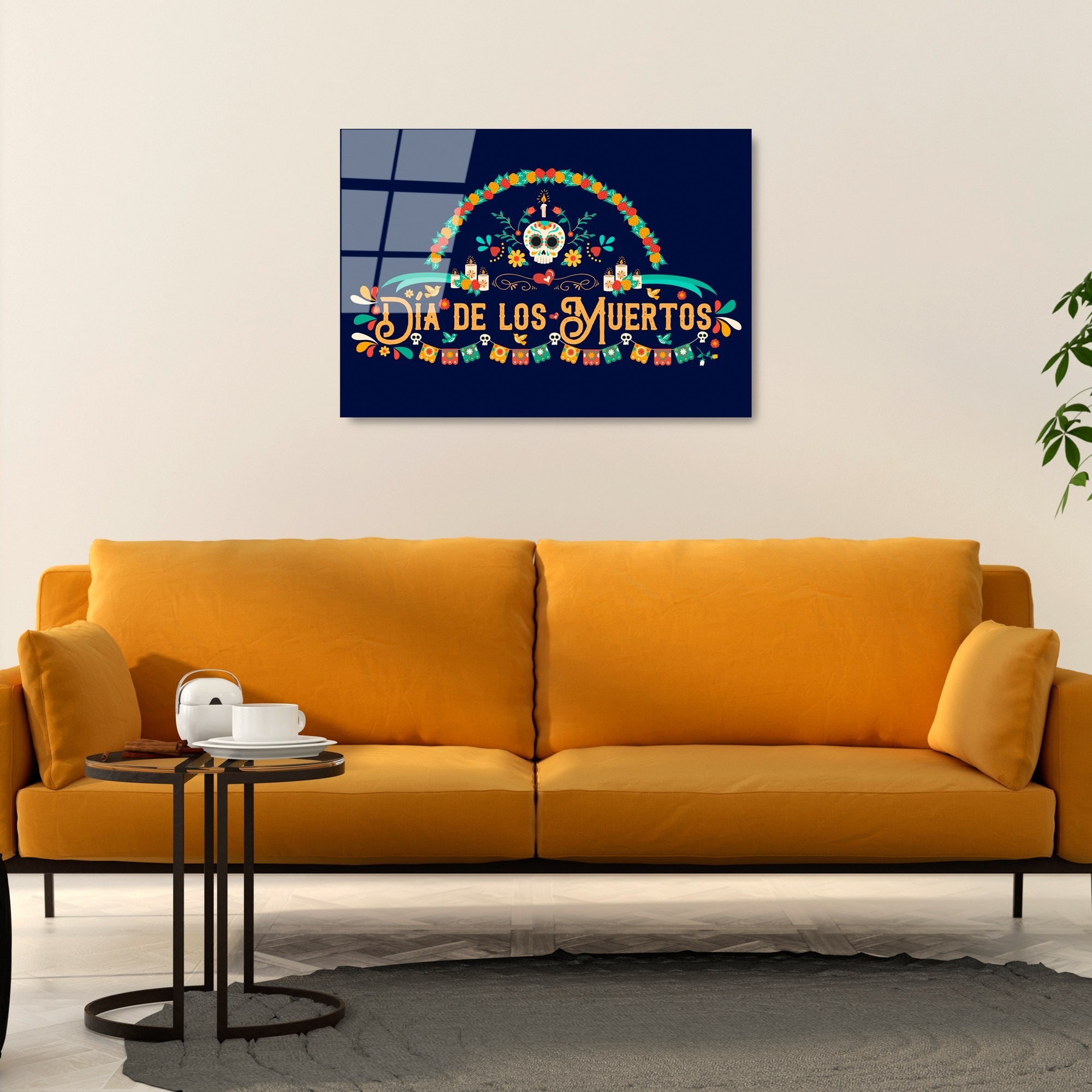 Quadro Decorativo em Vidro Temperado UV-396, 50x70 cm, Multicolor (4 mm)