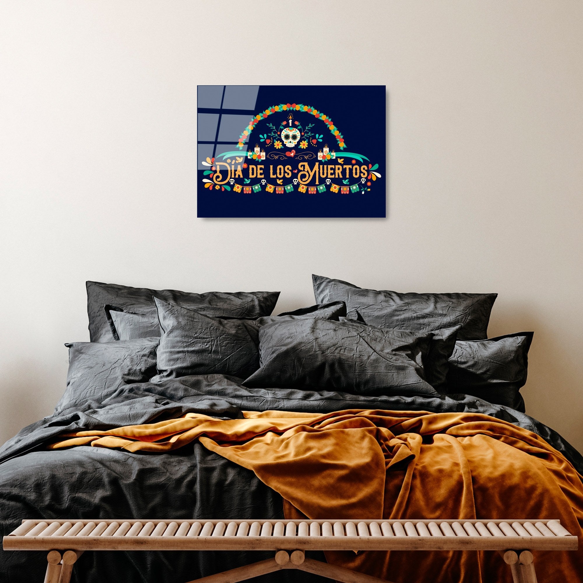 Quadro Decorativo em Vidro Temperado UV-396, 50x70 cm, Multicolor (4 mm)