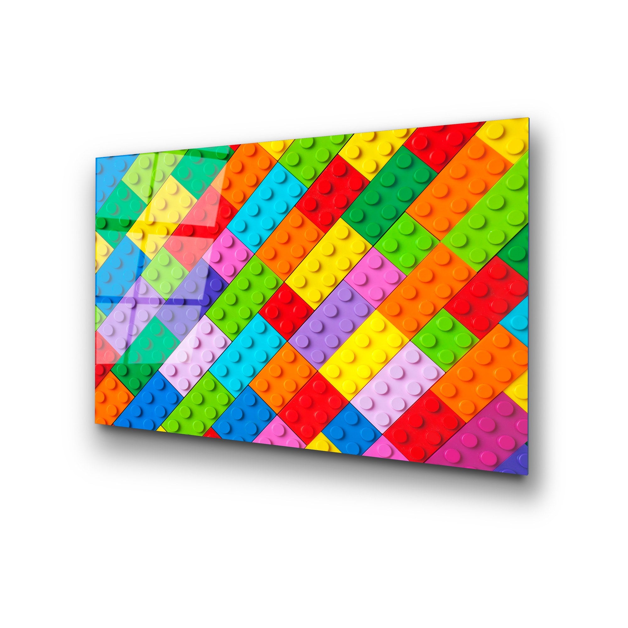 Quadro Decorativo em Vidro Temperado UV-400 50 x 70 cm - Multicolor, 4 mm