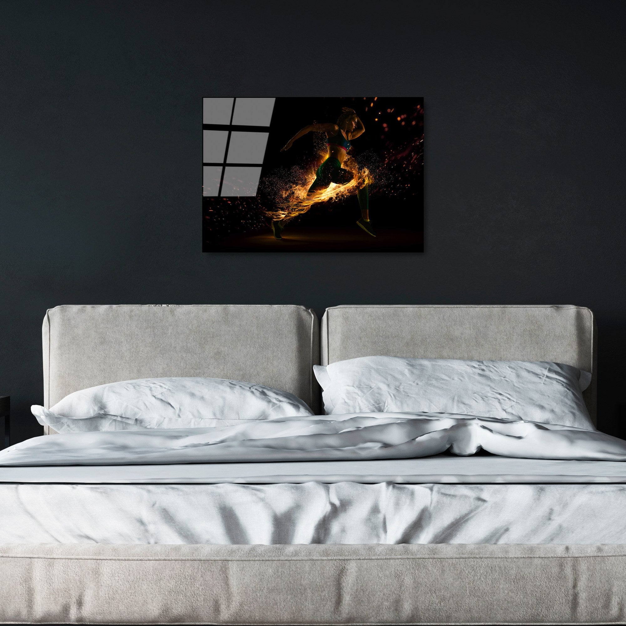 Quadro Decorativo em Vidro Temperado UV-401, 50 x 70 cm, 4 mm, Multicolor