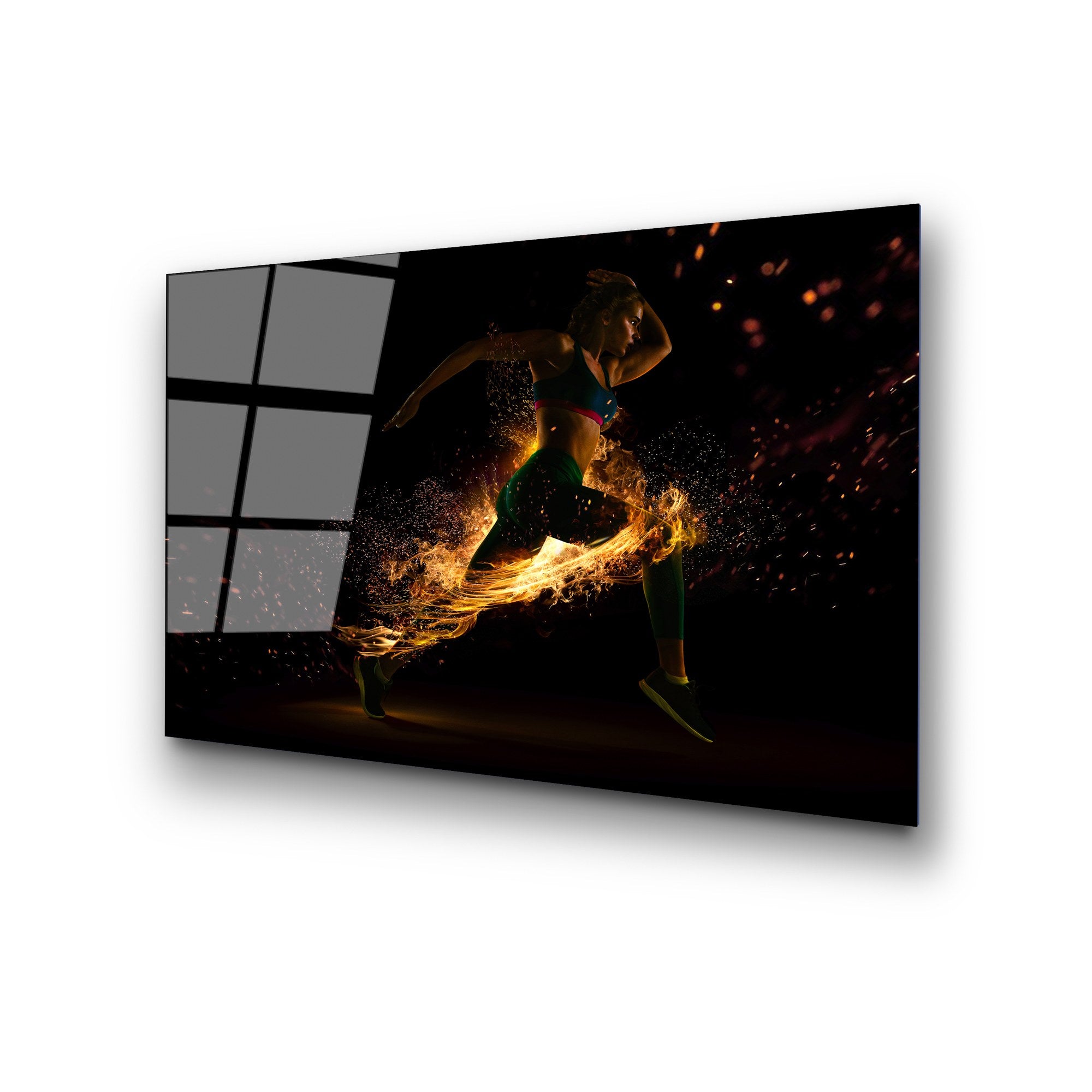 Quadro Decorativo em Vidro Temperado UV-401, 50 x 70 cm, 4 mm, Multicolor