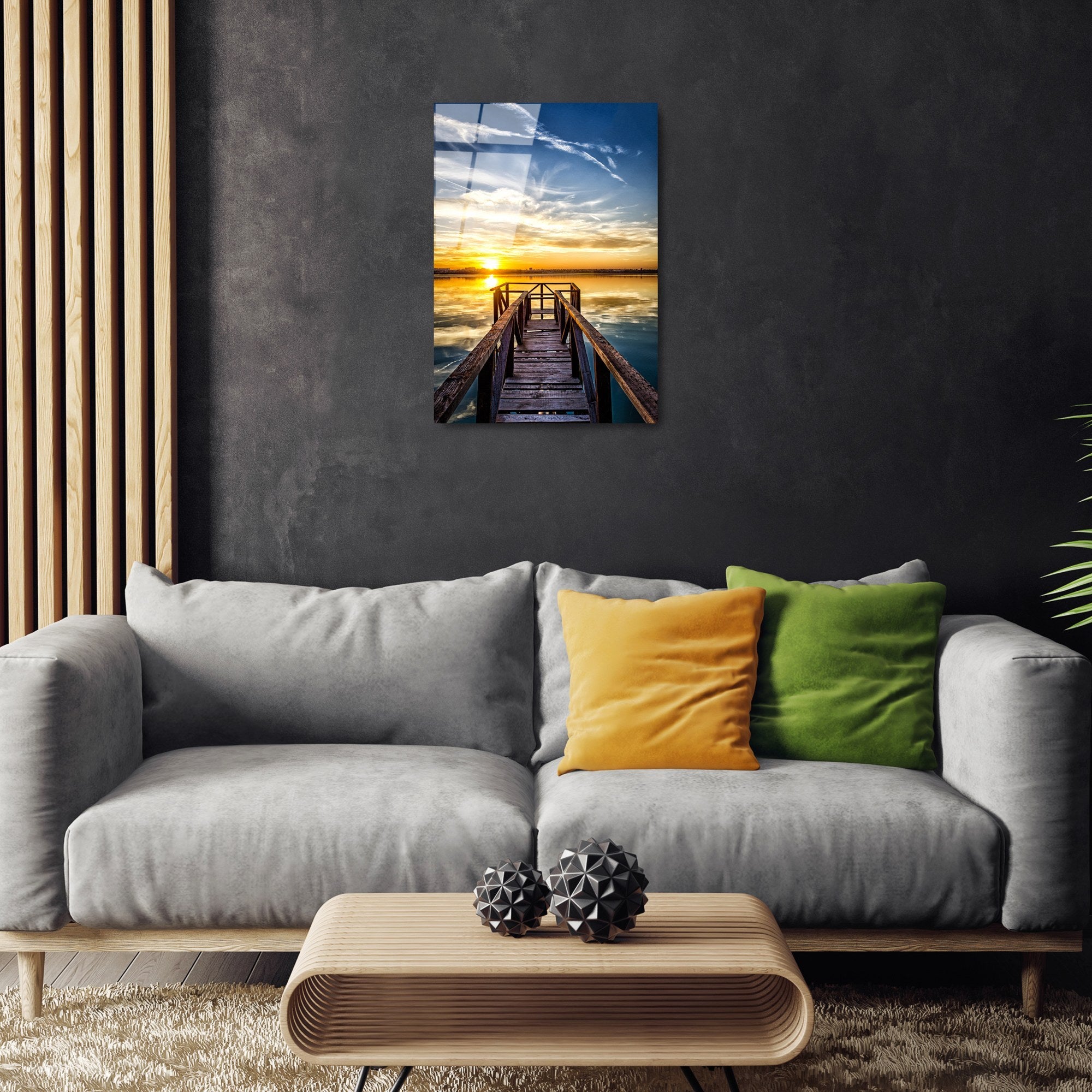 Quadro Decorativo em Vidro Temperado UV-402, Multicolor, 50 x 70 cm (4 mm)