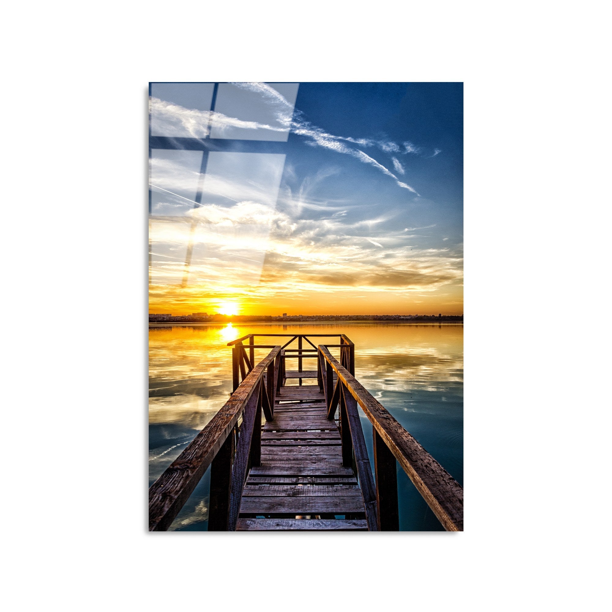 Quadro Decorativo em Vidro Temperado UV-402, Multicolor, 50 x 70 cm (4 mm)