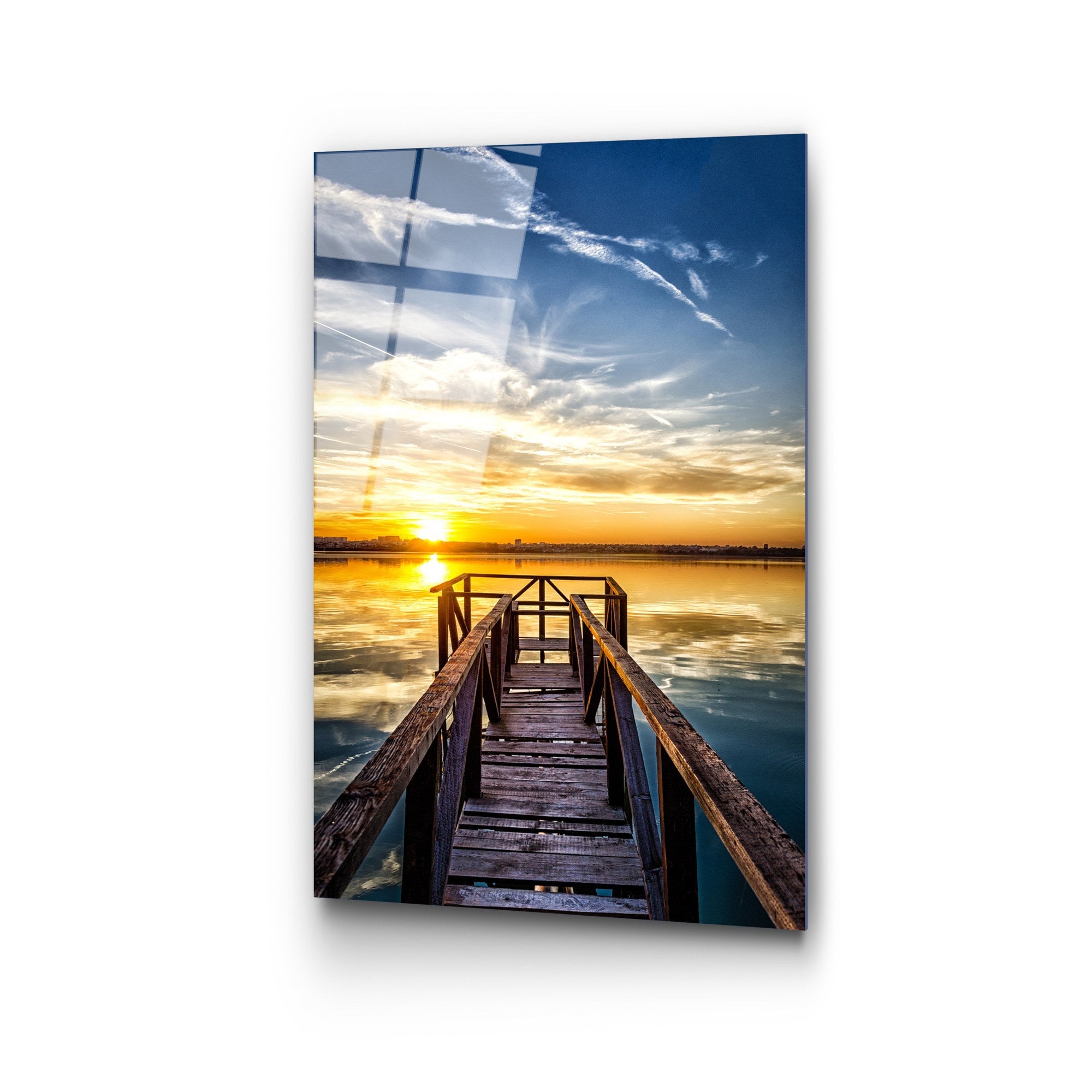 Quadro Decorativo em Vidro Temperado UV-402, Multicolor, 50 x 70 cm (4 mm)