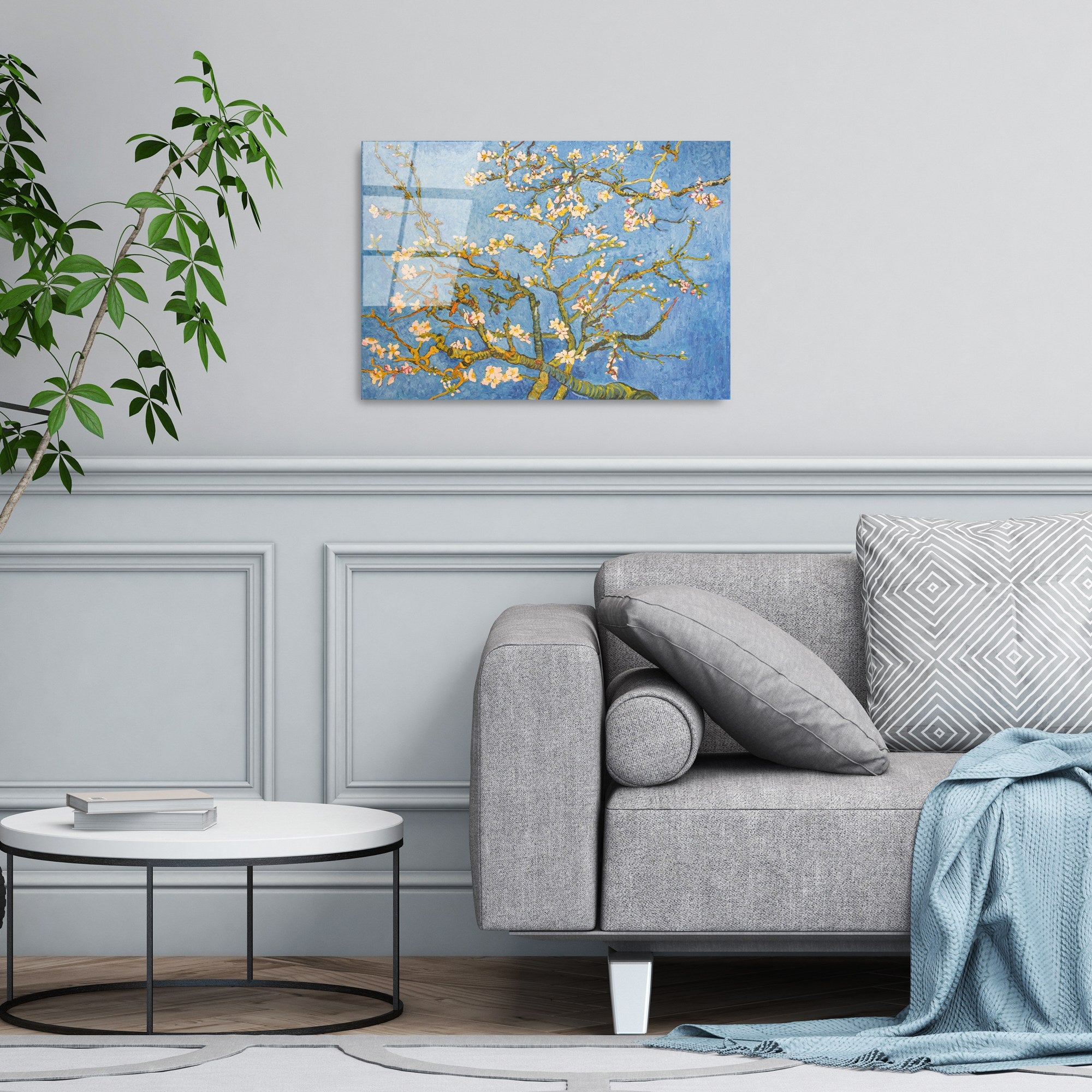 Quadro Decorativo em Vidro Temperado UV-403, Multicolor, 50 x 70 cm (4 mm)