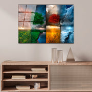 Quadro Decorativo em Vidro Temperado UV-404, 50 x 70 cm, Multicolorido (4 mm)