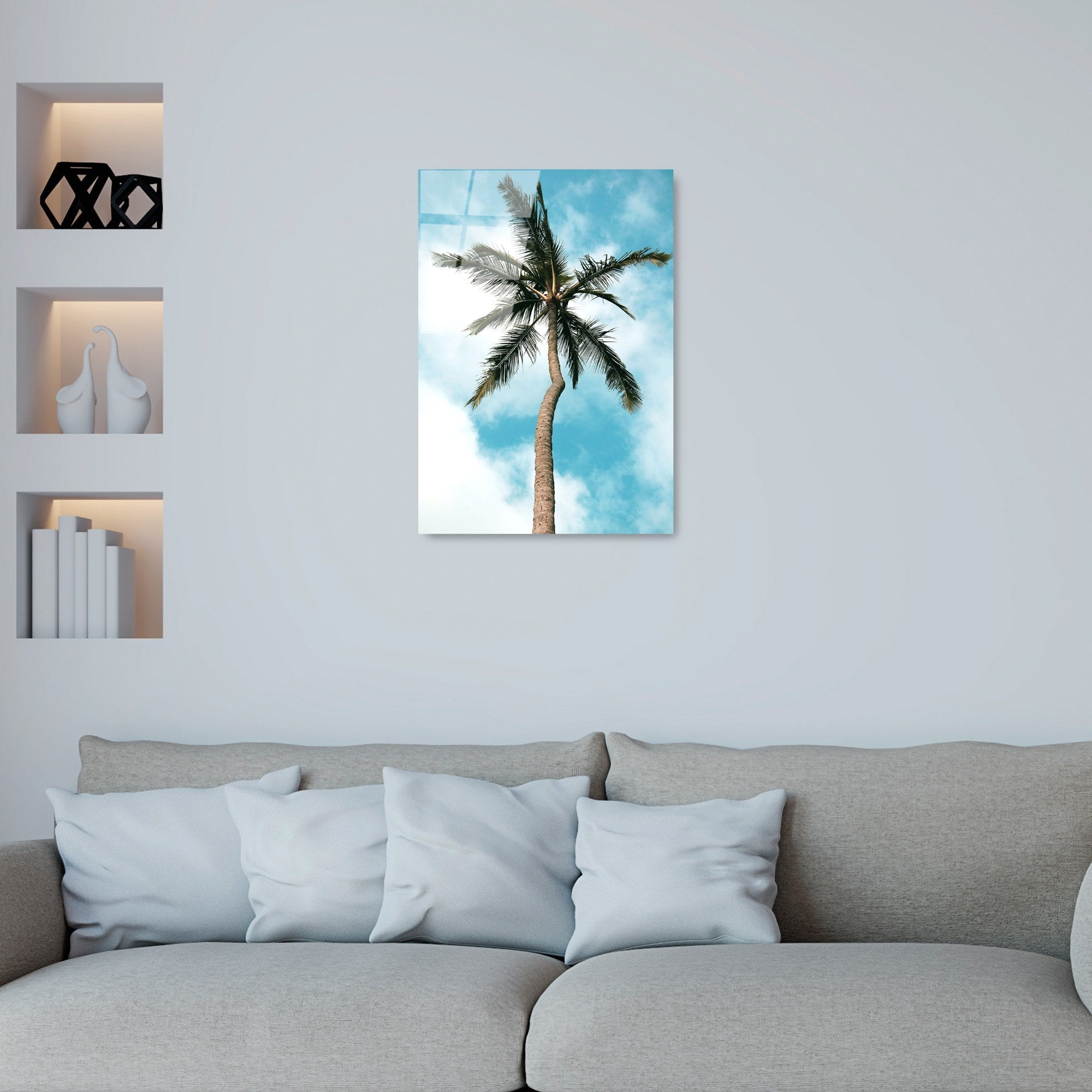 Quadro Decorativo em Vidro Temperado UV-406 50x70 cm, Multicolor, 4 mm