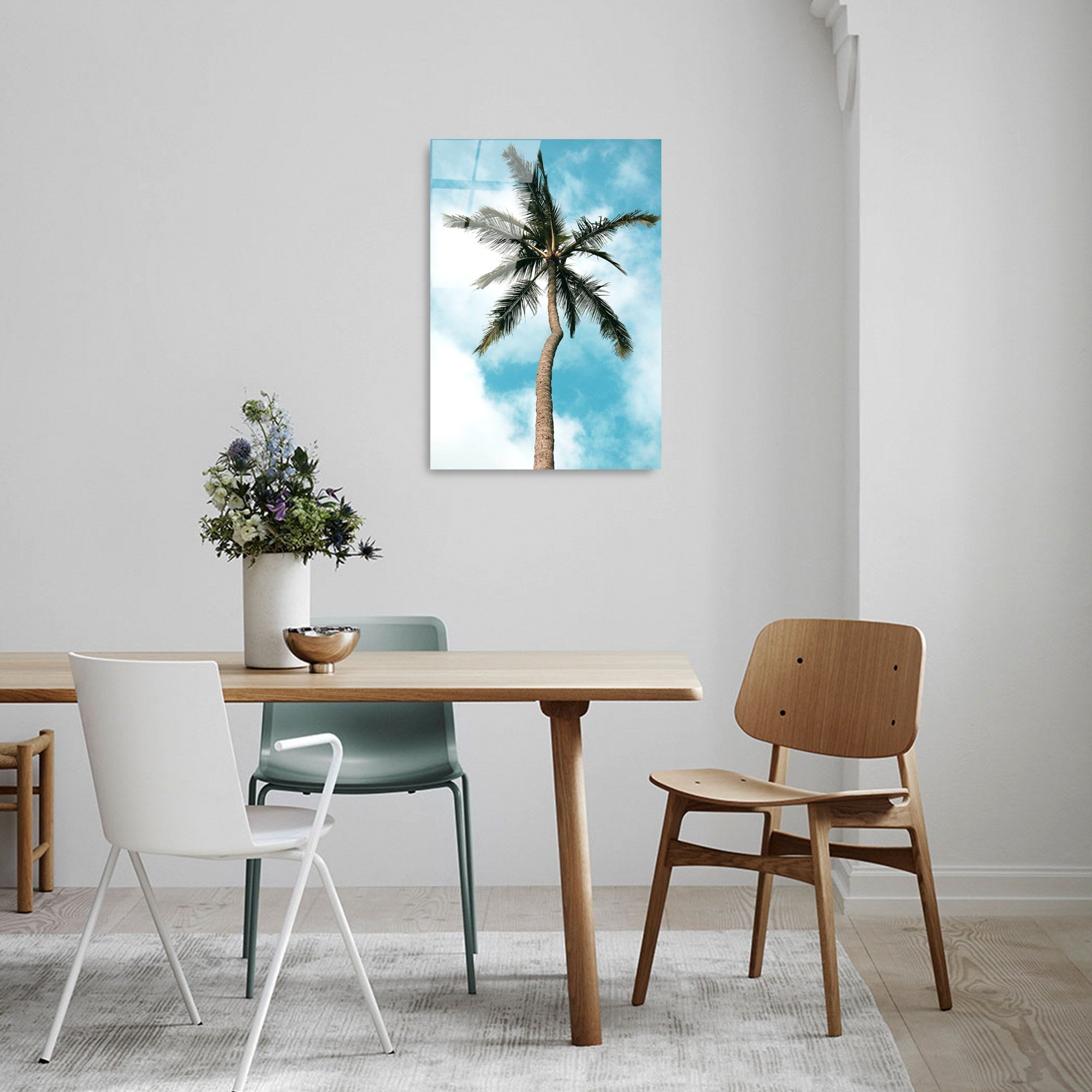 Quadro Decorativo em Vidro Temperado UV-406 50x70 cm, Multicolor, 4 mm