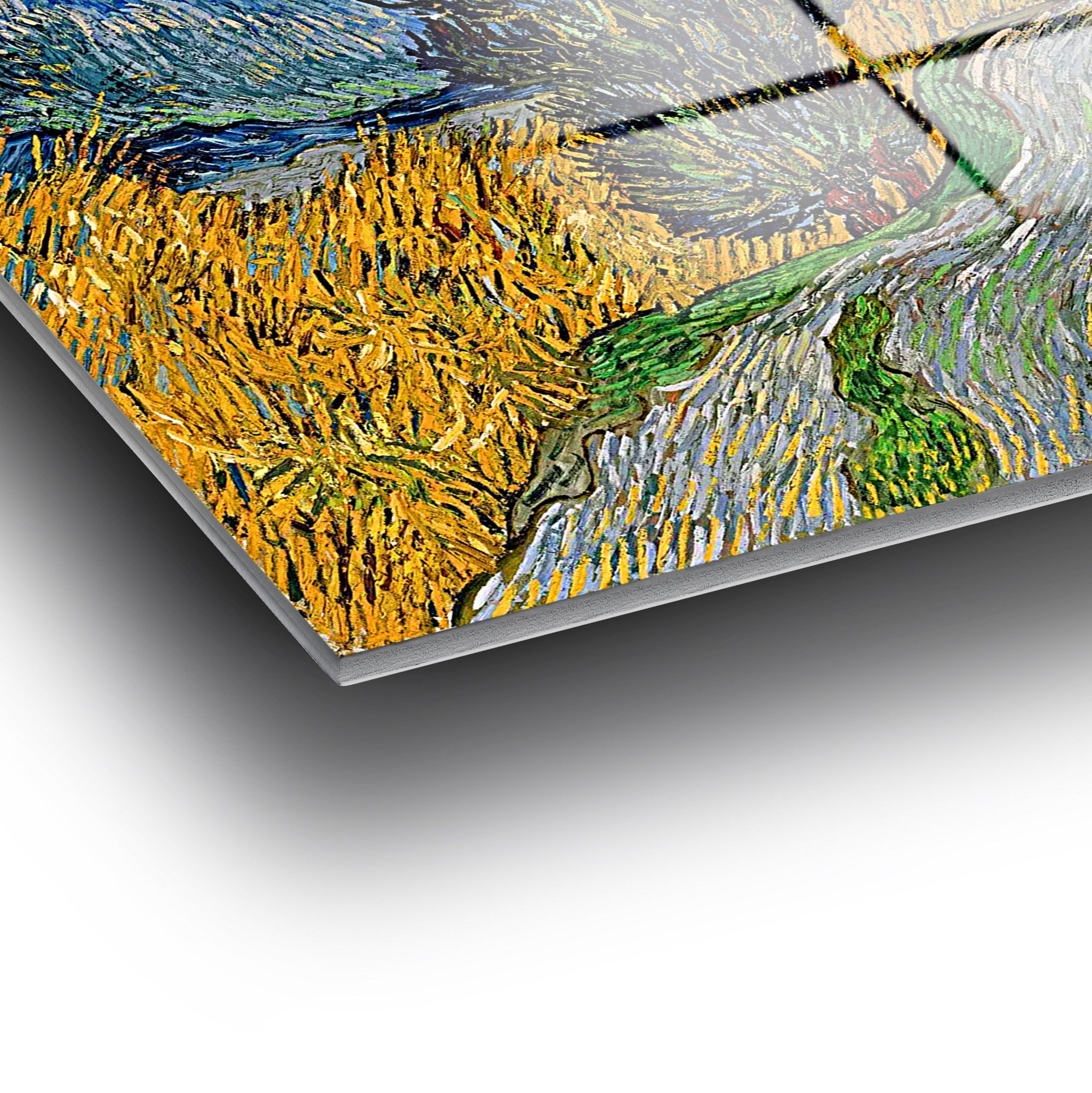 Quadro Decorativo em Vidro Temperado UV-408 (50 x 70 cm), Multicolor, 4 mm