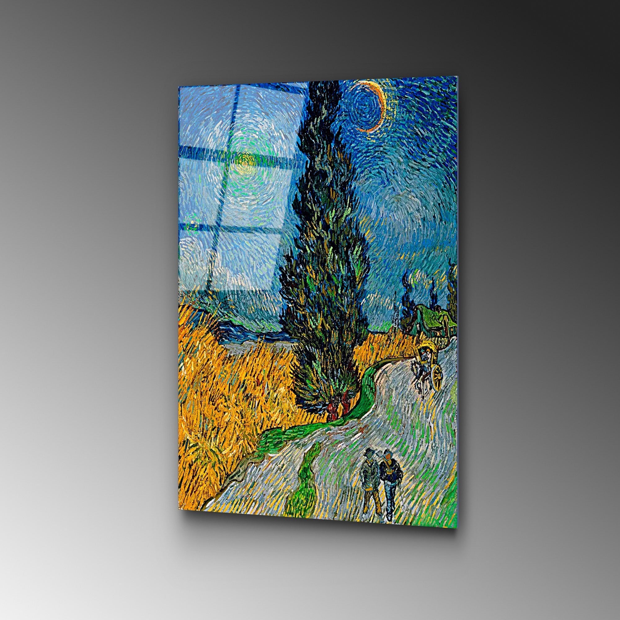 Quadro Decorativo em Vidro Temperado UV-408 (50 x 70 cm), Multicolor, 4 mm