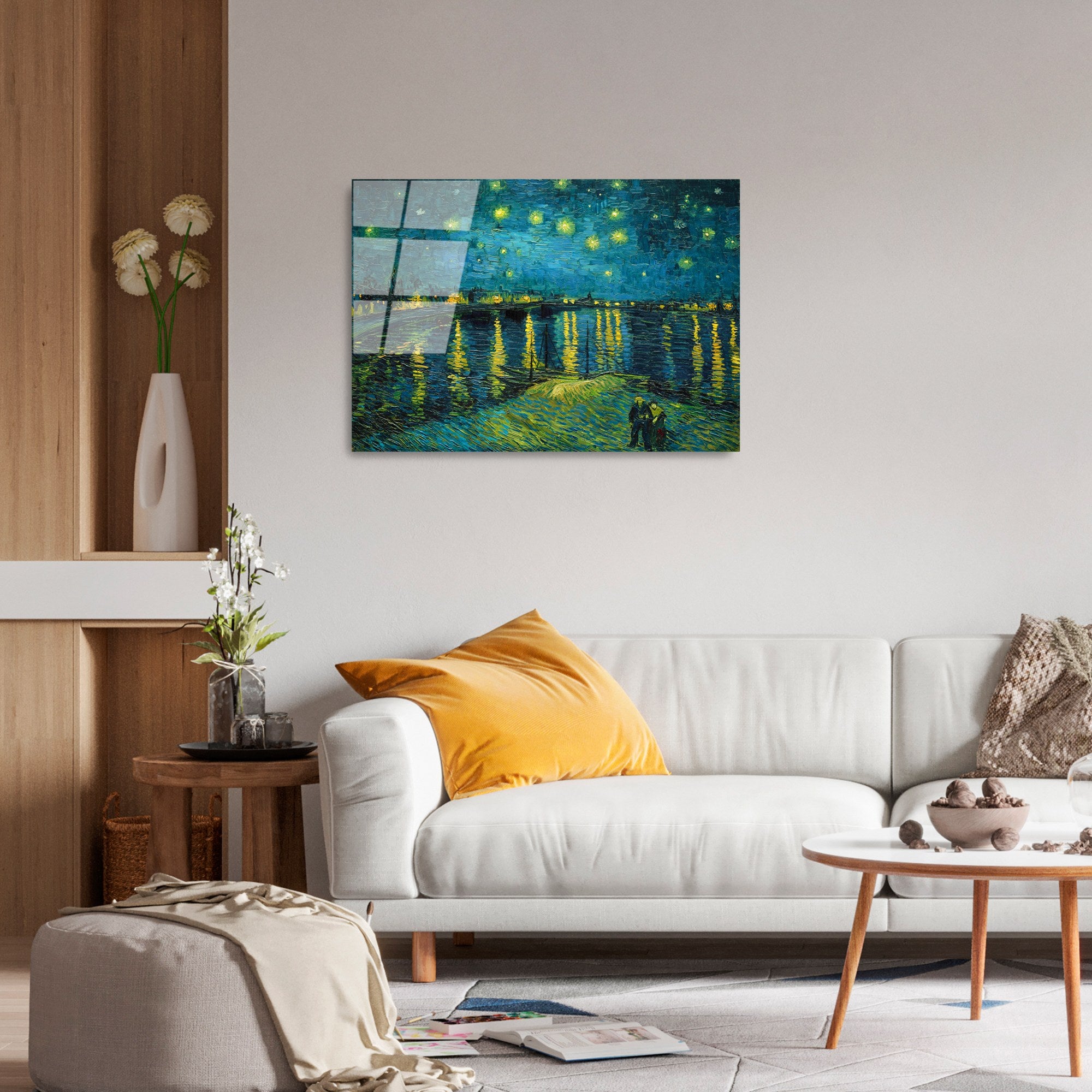 Quadro Decorativo em Vidro Temperado 100% UV-409, 50 x 70 cm, Multicolor (4 mm)