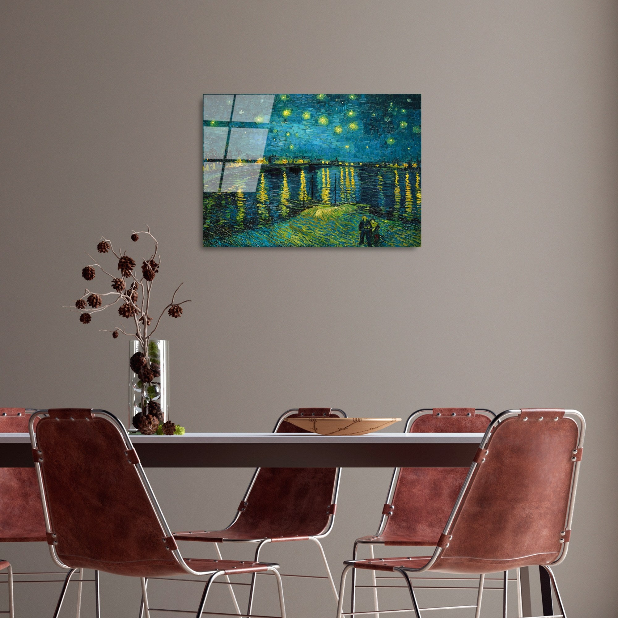 Quadro Decorativo em Vidro Temperado 100% UV-409, 50 x 70 cm, Multicolor (4 mm)